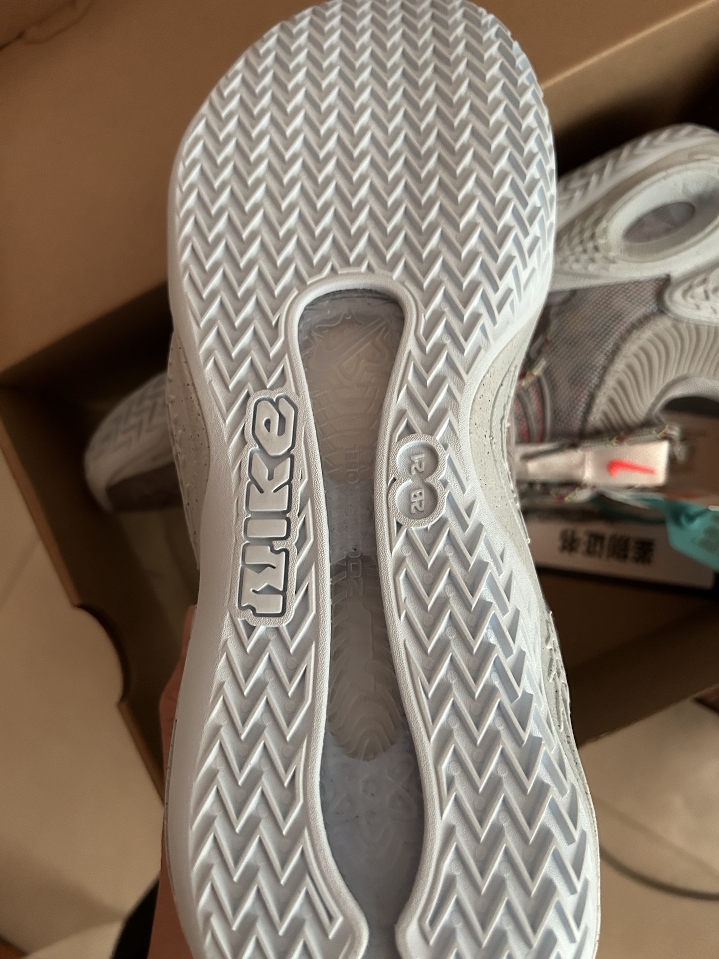 custom review-Nike Cosmic Unity 1 'Space Hippie' Низкие Баскетбольные Кроссовки для Игры Мужские Серый Синий Азиатская Версия