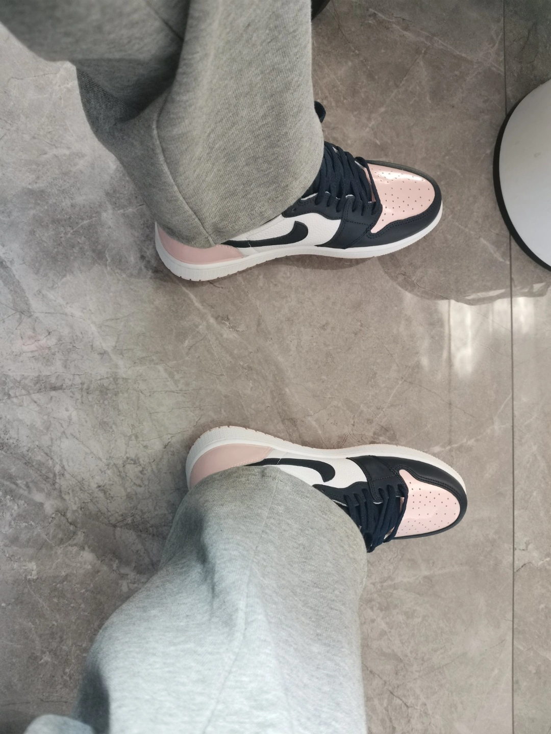 custom review-Jordan Air Jordan 1 Поддержка High Топ Винтажные баскетбольные кроссовки Женские Белые Черные Розовые