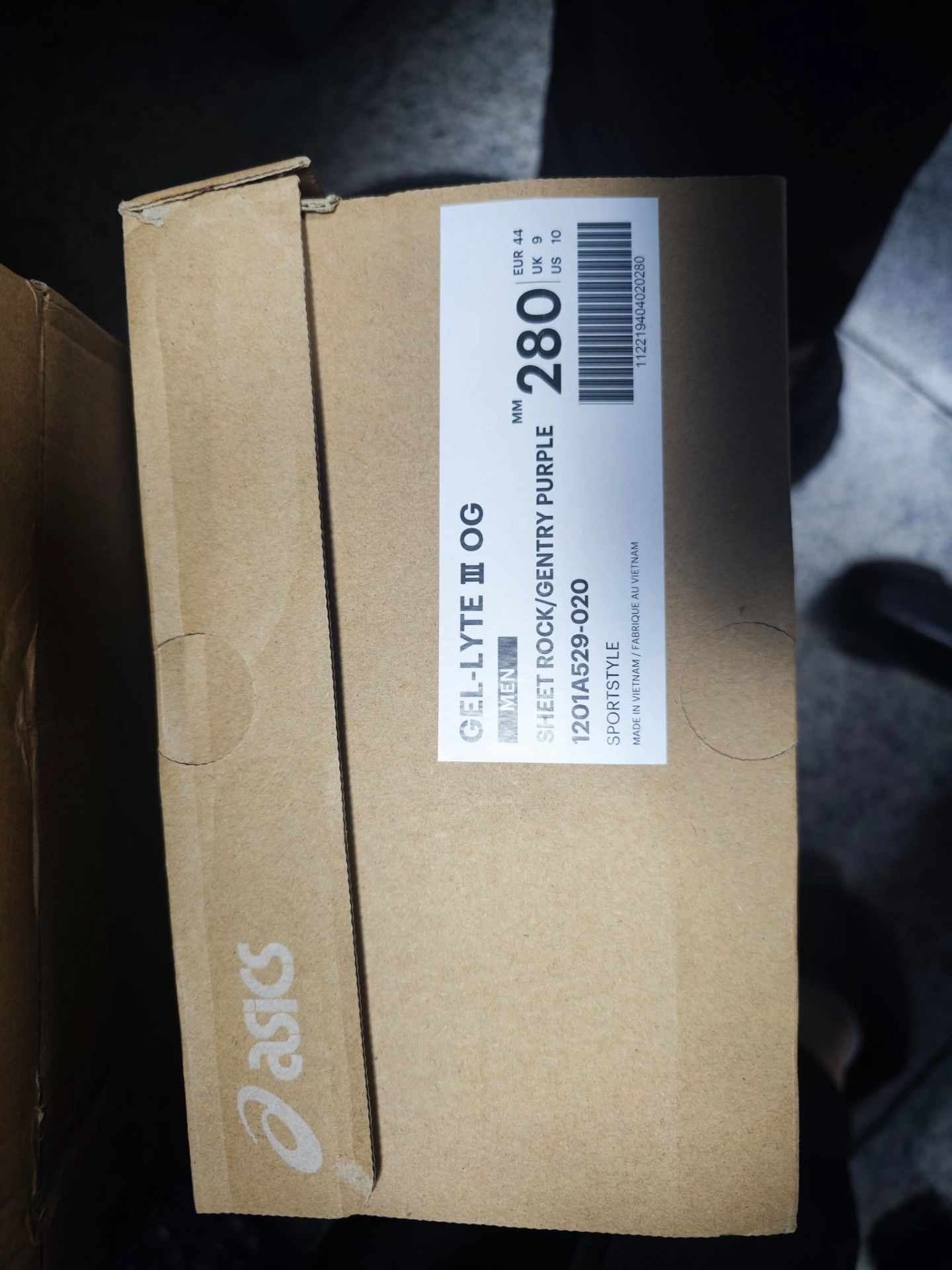 custom review-СНИКЕР Freaker x Atmos x Asics Gel Lyte 3 OG 'Alley Кошки' Низкий Топ Casual Унисекс Серый Фиолетовый