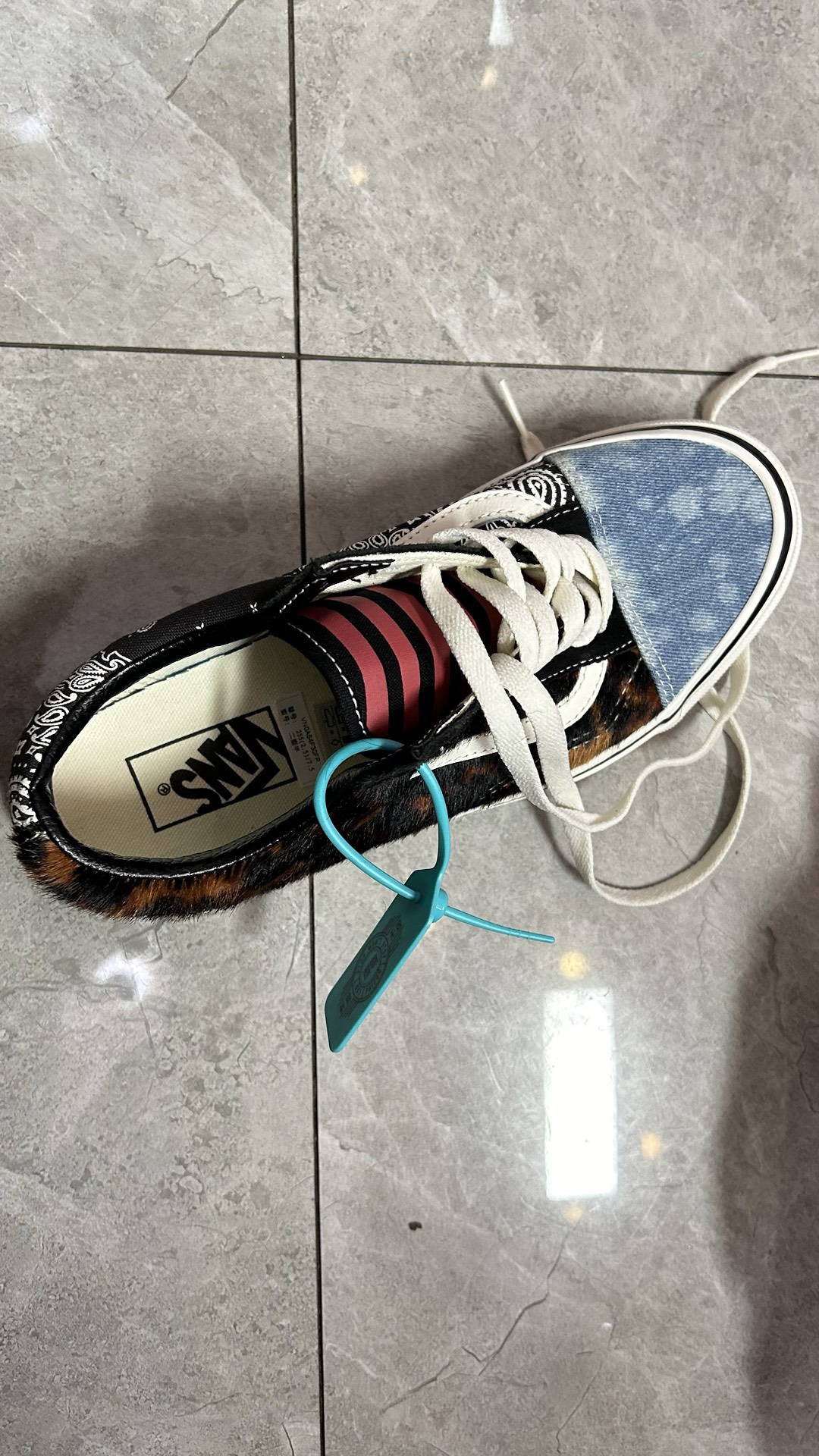 custom review-VANS Old Skool 36 Grunge Old Skool DX Легкий Низкий Топ Скейтборд Кроссовки Унисекс Черный Синий