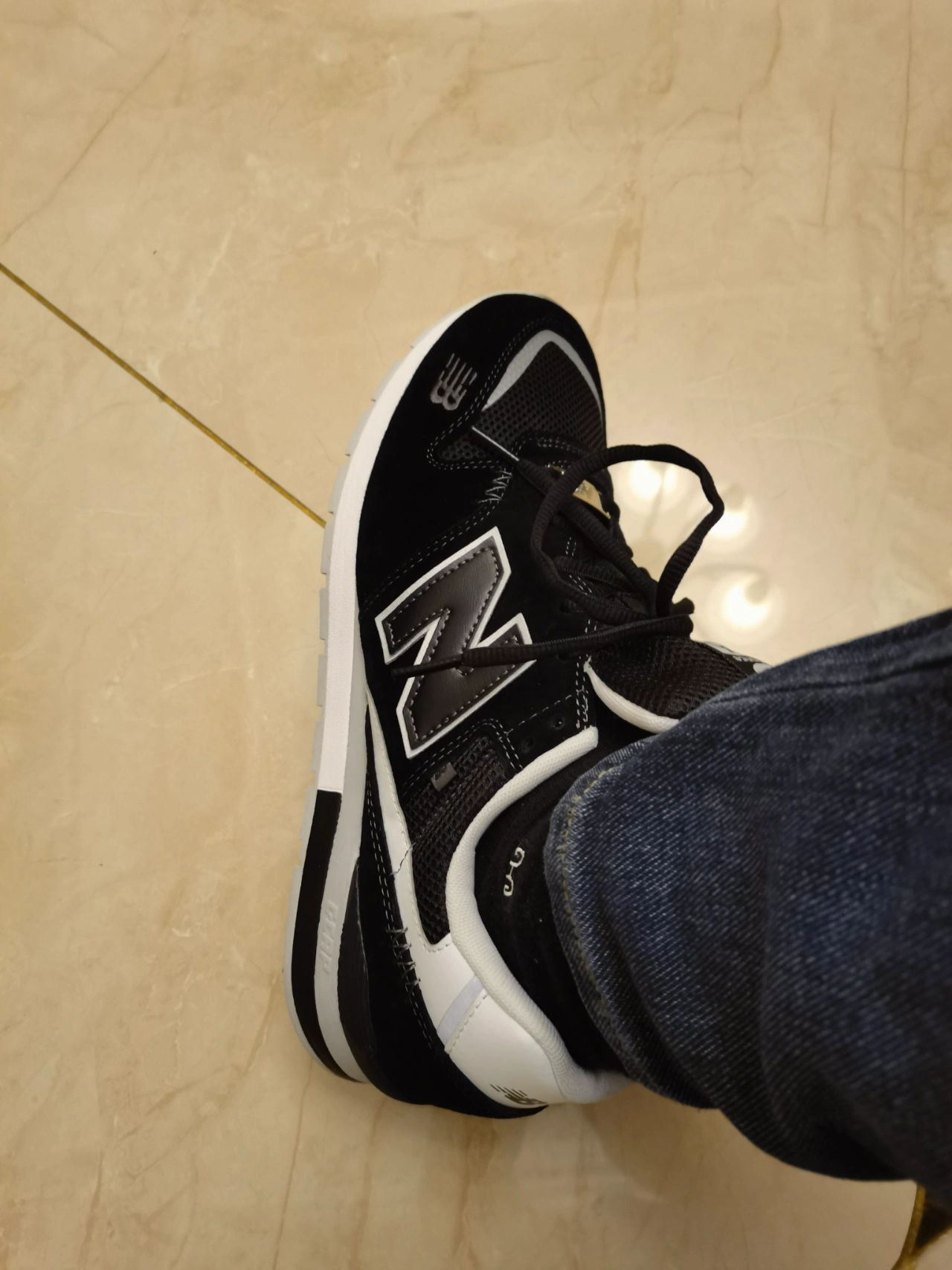custom review-New Balance NB 996 Устойчивый к истиранию Низкий Топ Повседневная Городская Коммутерская Беговая Обувь Унисекс Черный Белый