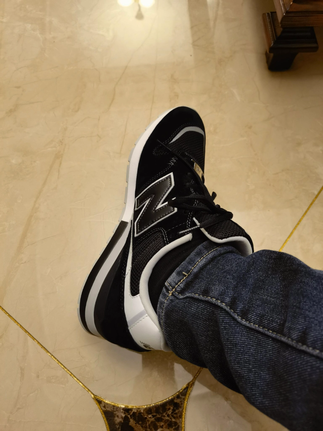 custom review-New Balance NB 996 Устойчивый к истиранию Низкий Топ Повседневная Городская Коммутерская Беговая Обувь Унисекс Черный Белый