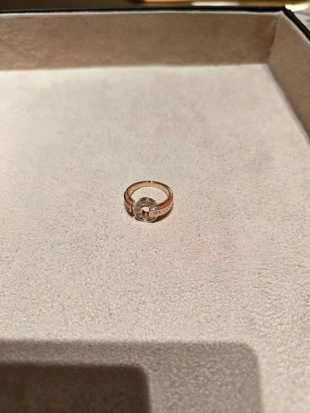 宝格丽铜钱戒指订婚纪念推荐