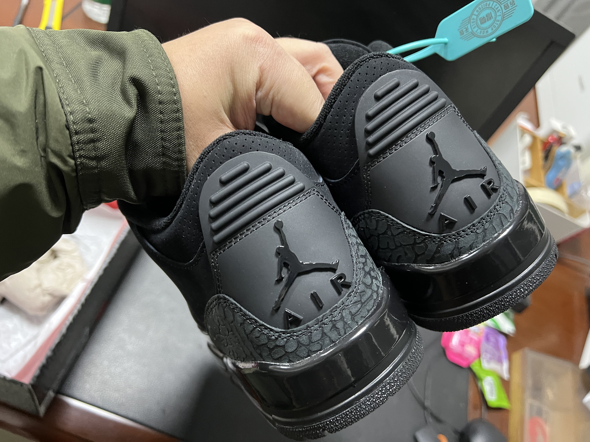 custom review-Jordan Air Джордан 3 Нижняя юбка Устойчивая к истиранию MID Топ Винтажные баскетбольные кроссовки Мужской Черный