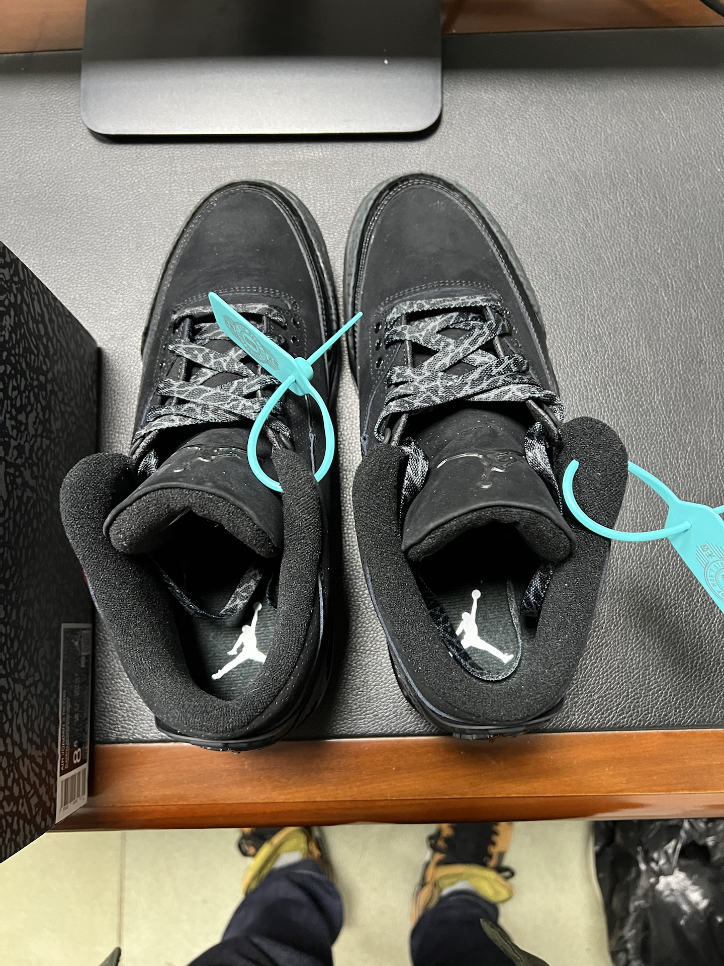 custom review-Jordan Air Джордан 3 Нижняя юбка Устойчивая к истиранию MID Топ Винтажные баскетбольные кроссовки Мужской Черный