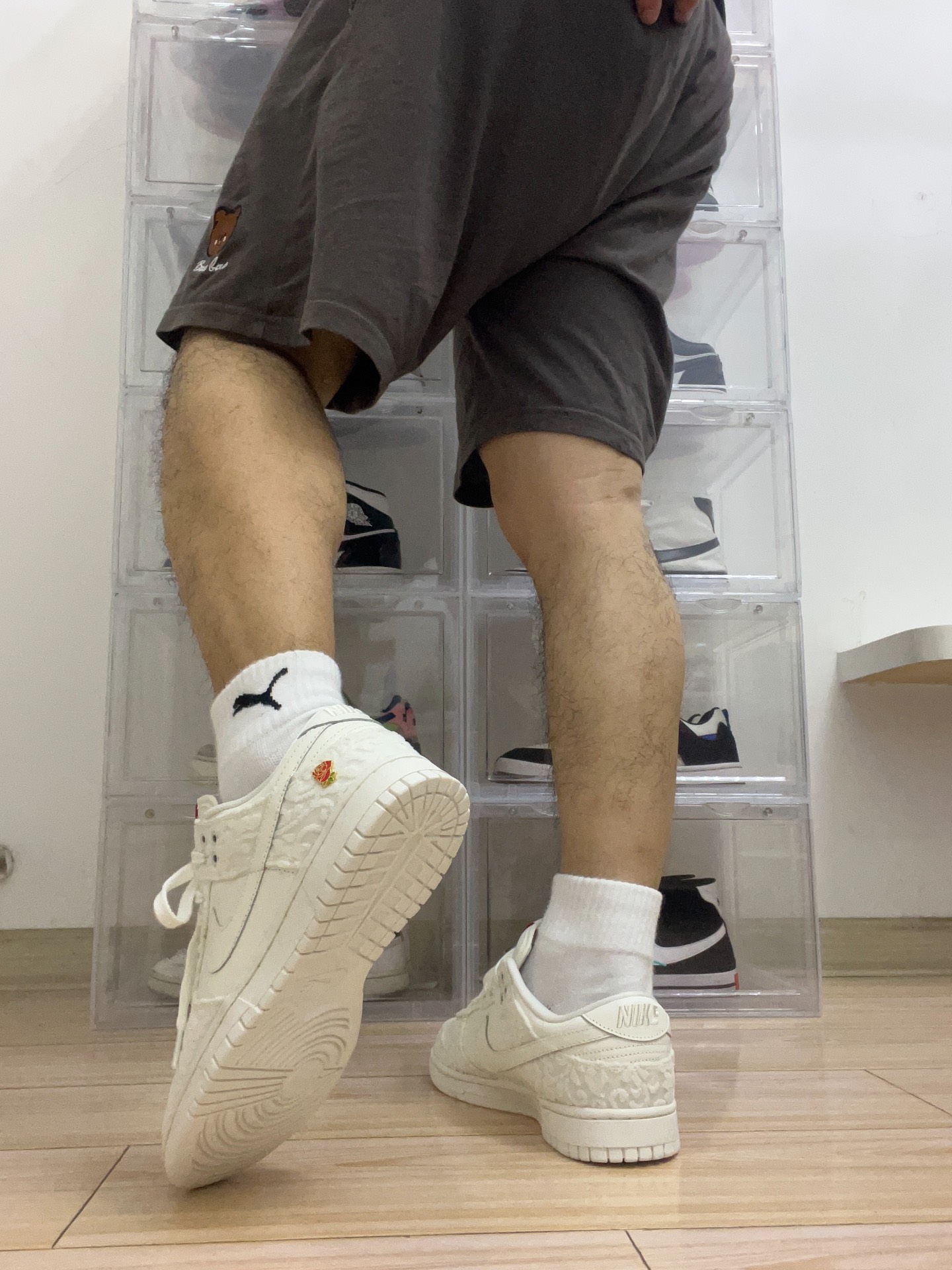 custom review-Nike Dunk Give HER Flowers Slip-Resistant Low Top Скейтборд Кроссовки Женские Белые