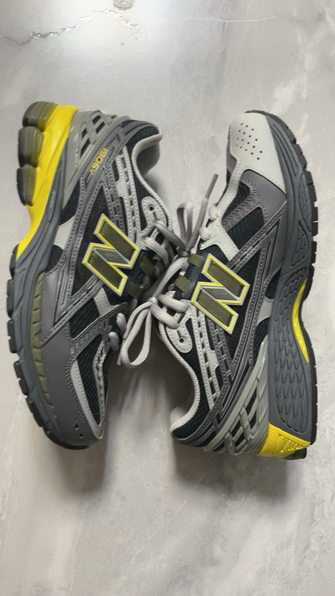 custom review-New Balance 1906U Устойчивый к истиранию Низкий Топ Повседневные Городские Кроссовки для Коммуникативных Беговых Унисекс Черный Серый