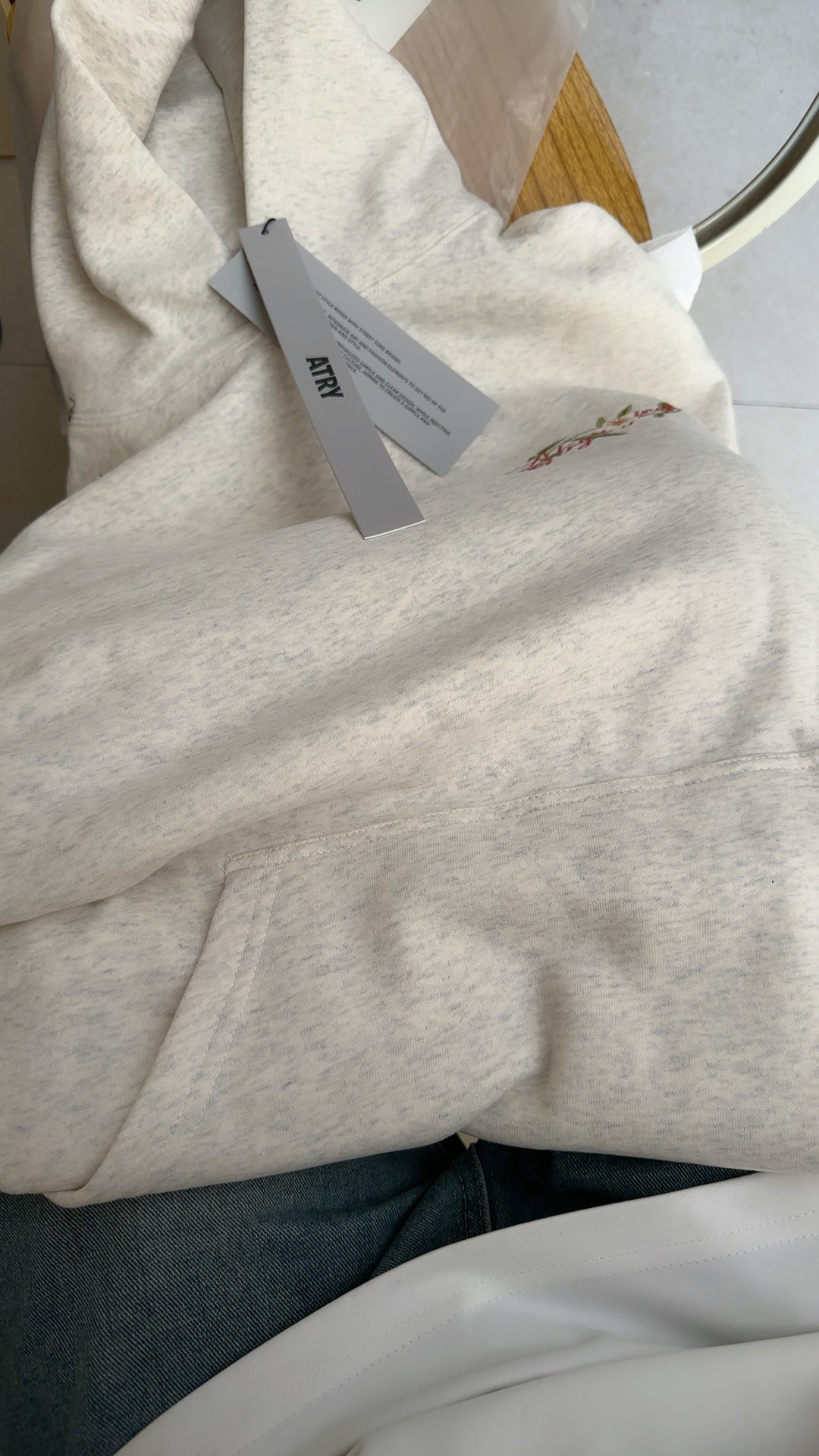 custom review-Atry Flower body LOGO series Свитшот Унисекс