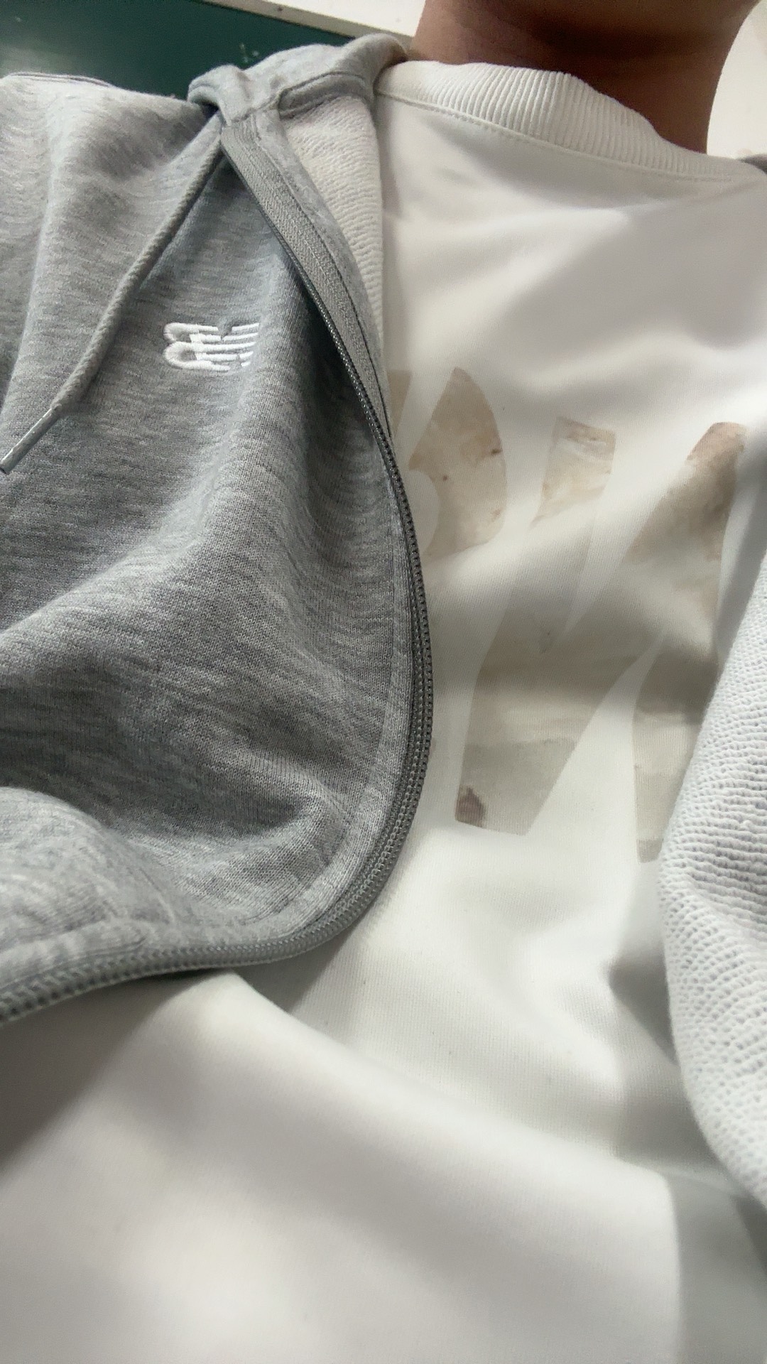 custom review-New Balance 1906 Sport Essentials Логотип French Terry Full Zip Толстовка Мужской Серый