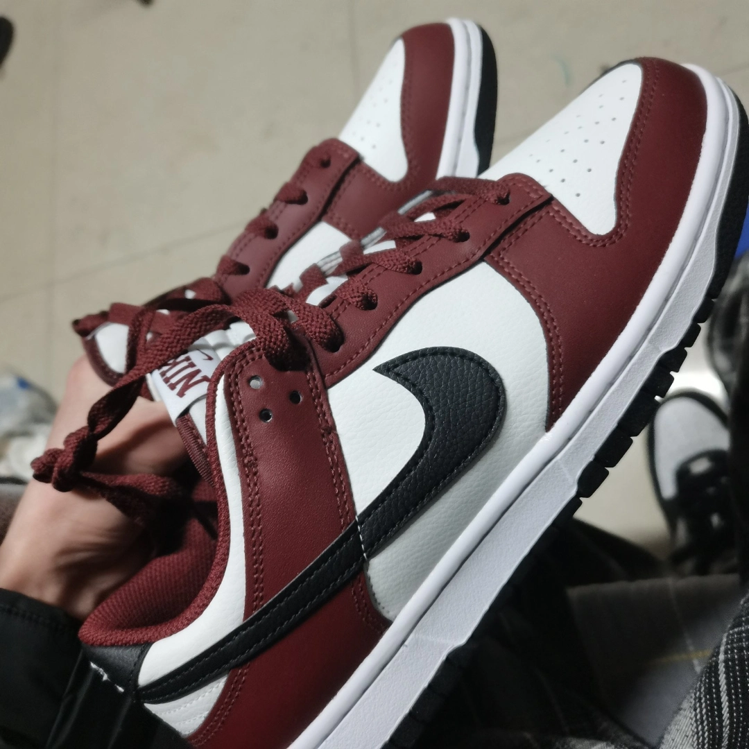 custom review-Nike Dunk Slip-on Устойчивый к истиранию Низкий Топ Скейтборд Кроссовки Мужские Белый Красный Черный