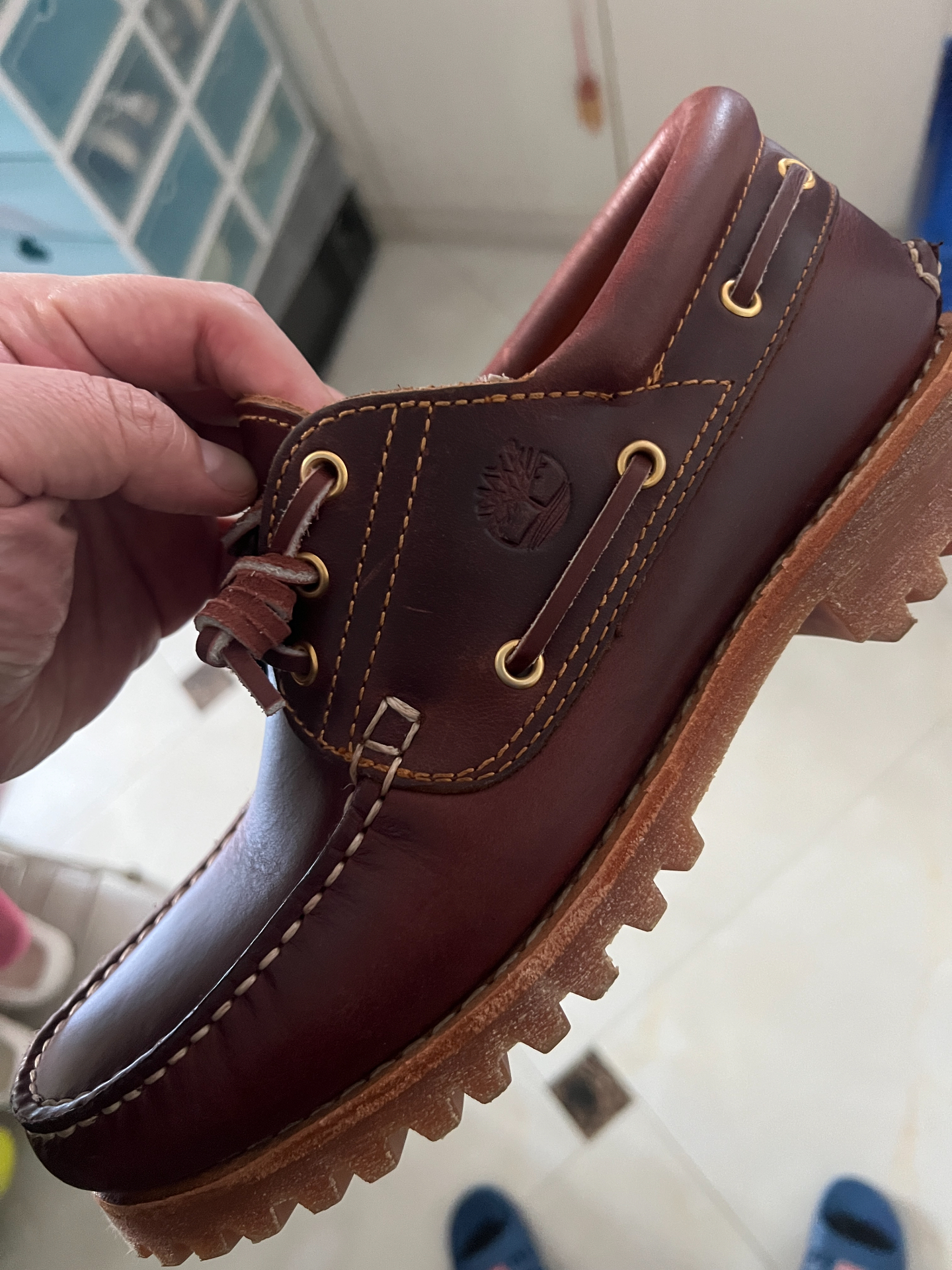 custom review-Timberland AUTHENTICS Collection Топсайдеры Мужские Темно-красные