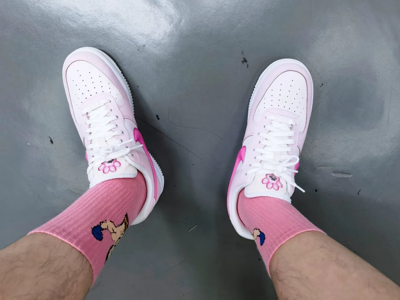 ◆Nike◆ Air Force 1 07 W White Pink Foam llic Silver Li Nike Air Force 1 '07 Lx Pearl Pink Paw Print Women's - POIZON