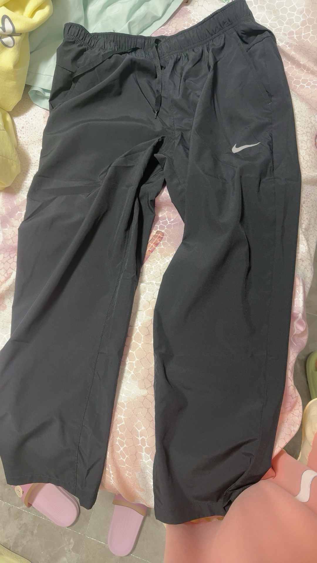 custom review-Nike Dri Fit Вязаные Тренировочные Штаны Мужские Черные