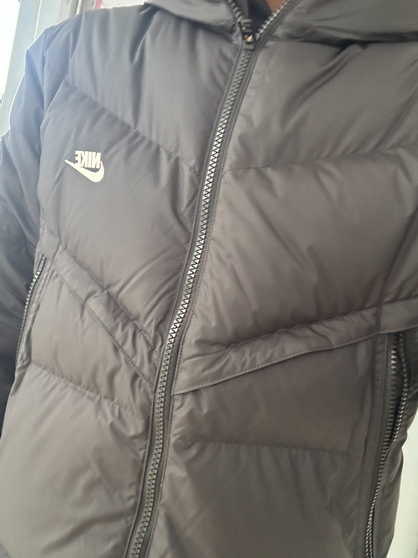 custom review-Nike WINDRUNNER Пуховик Мужской Черный