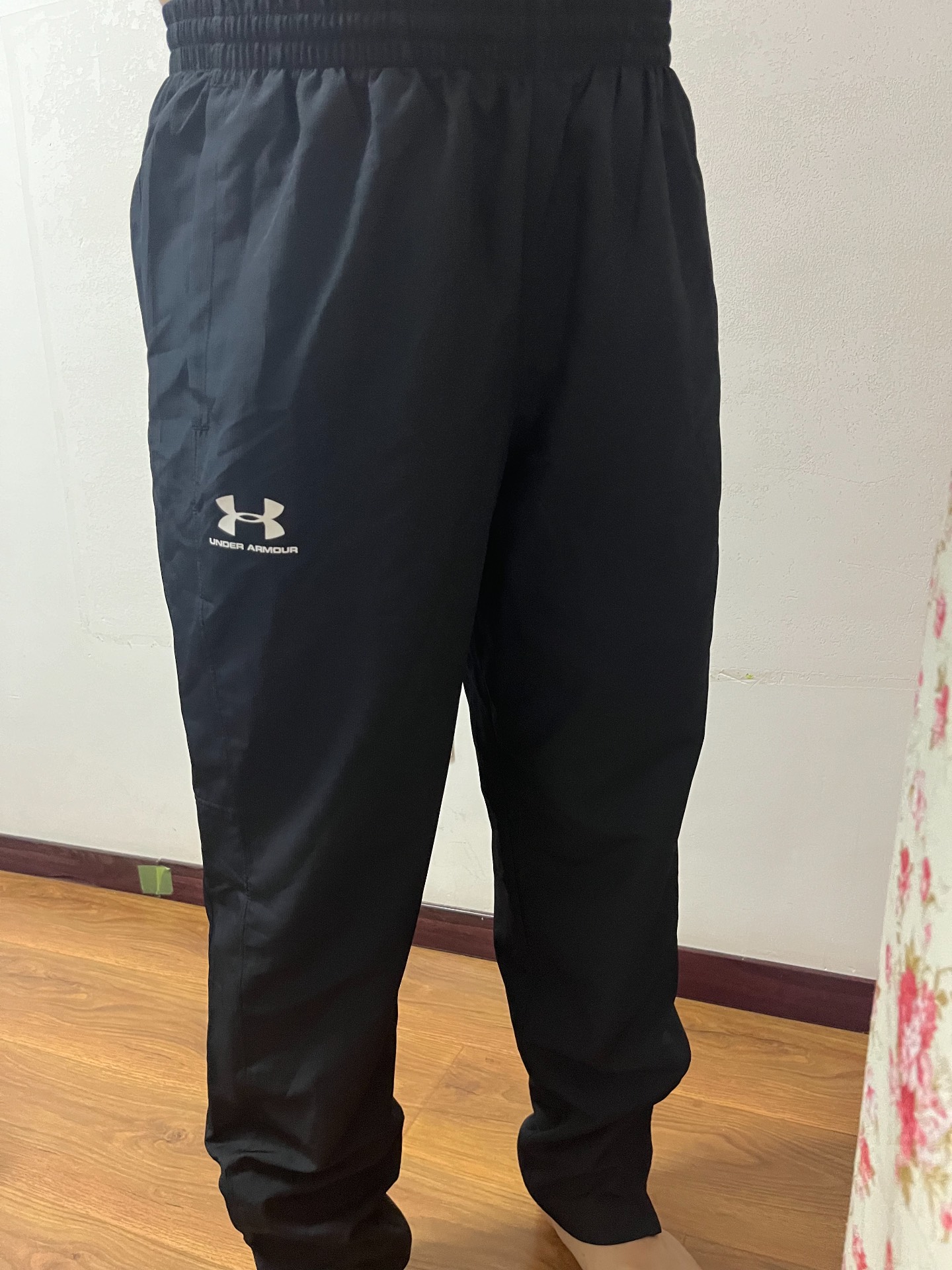 custom review-Under Armour Woven Collection Вязаные тренировочные брюки мужские черные