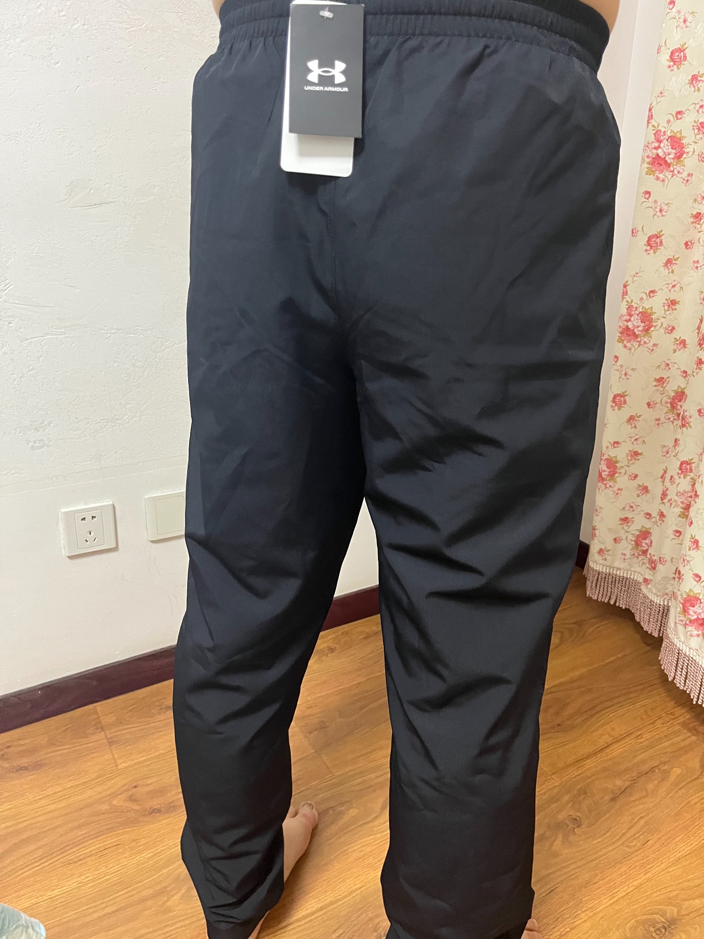 custom review-Under Armour Woven Collection Вязаные тренировочные брюки мужские черные