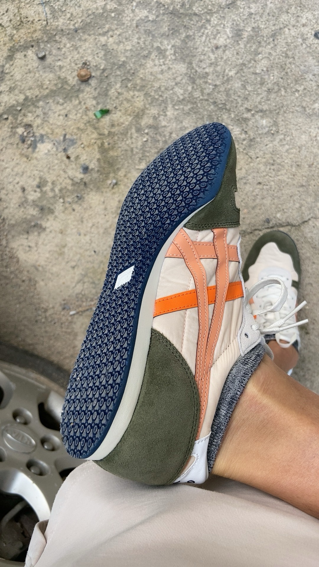 custom review-Onitsuka Tiger Serrano Амортизация Противоскользящая Устойчивая к истиранию Дышащая Низкий Верх Повседневная Обувь