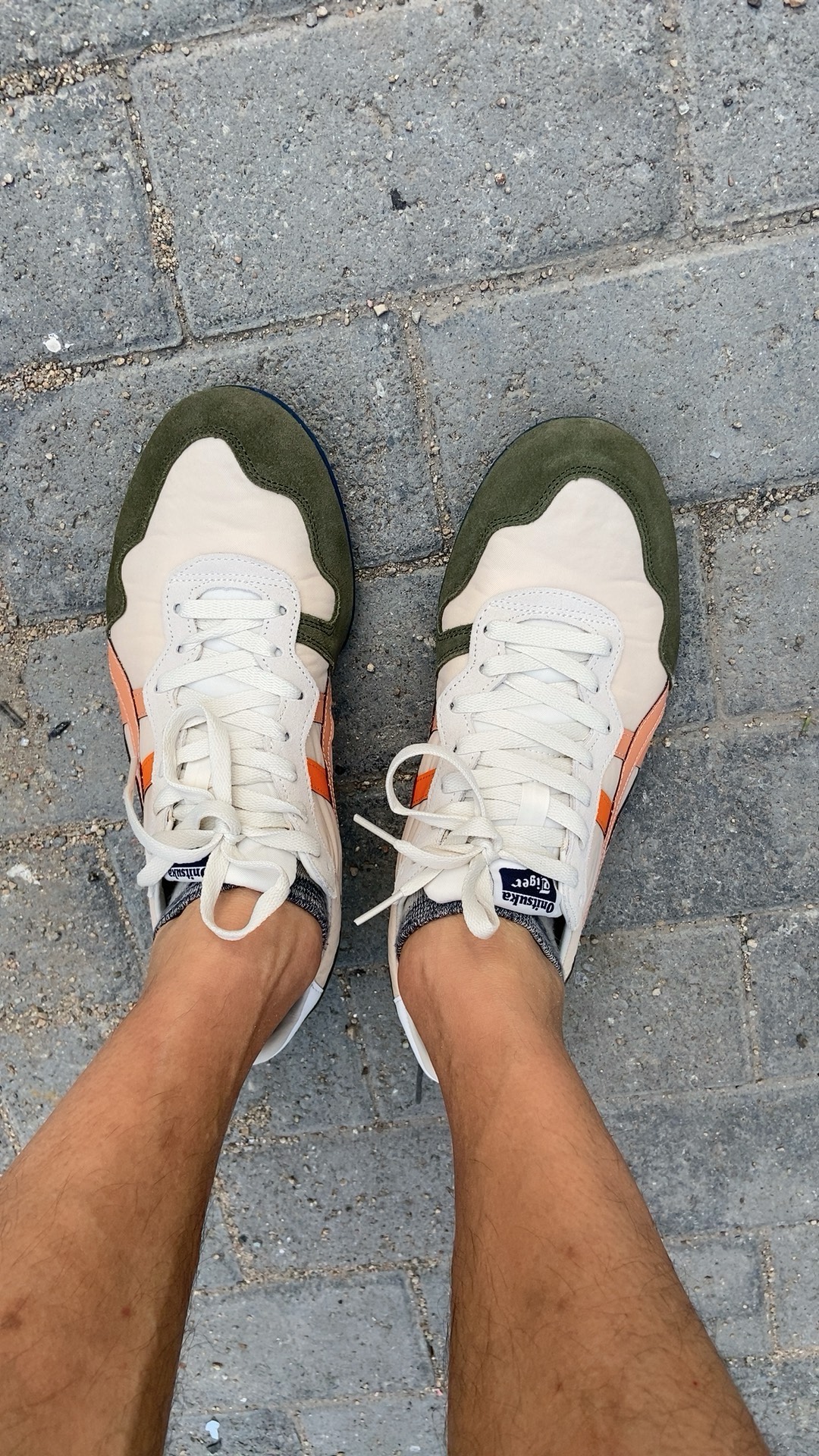 custom review-Onitsuka Tiger Serrano Амортизация Противоскользящая Устойчивая к истиранию Дышащая Низкий Верх Повседневная Обувь