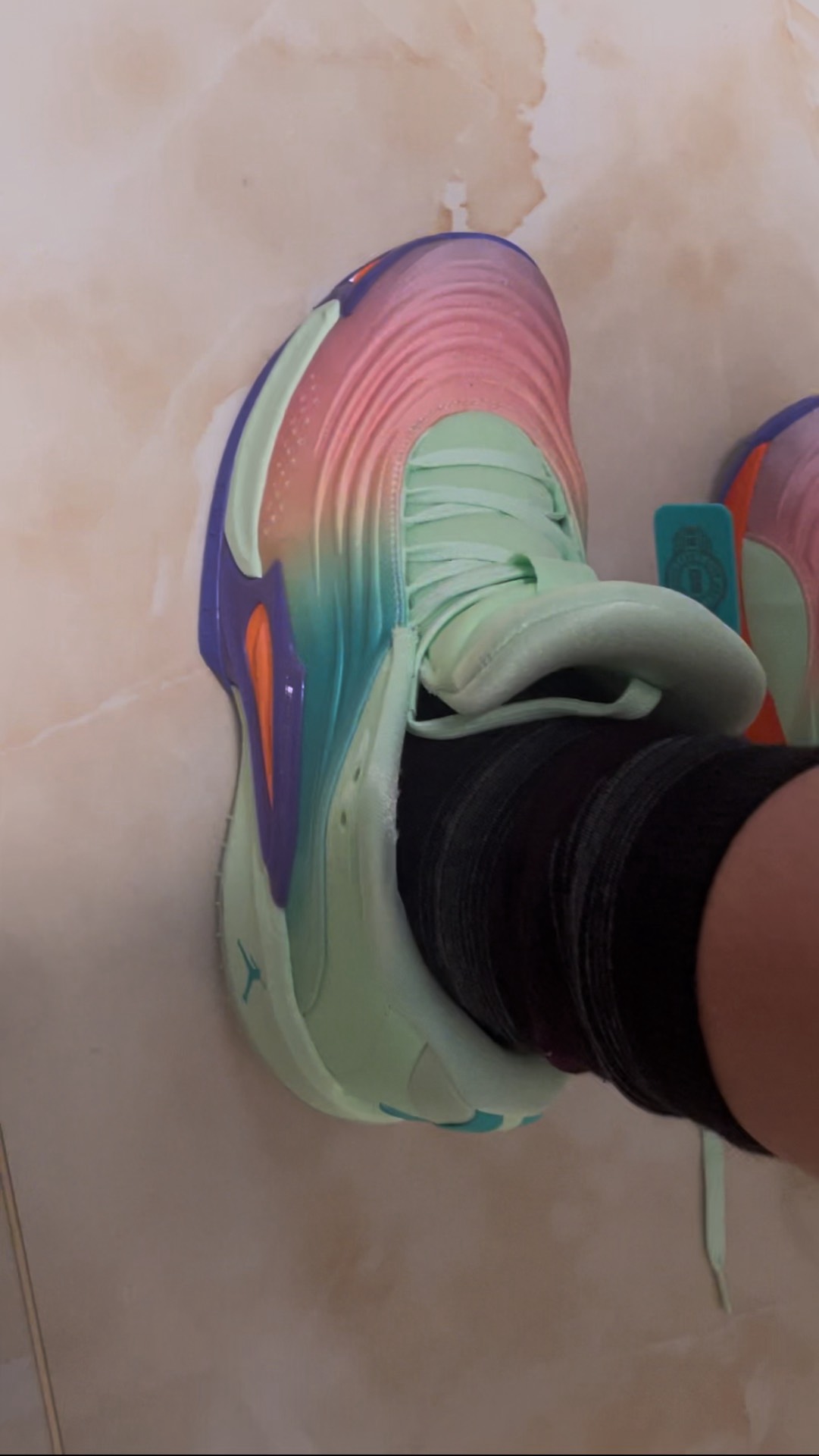 custom review-Джордан Luka 3 Амортизаторы Shock Absorbers Противоскользящие Устойчивые к истиранию Низкий Топ Баскетбольные кроссовки Мужские Синий фиолетовый розовый