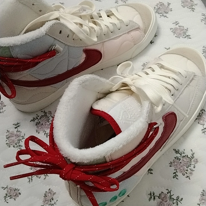 custom review-Nike Blazer '77 'Год тигра' CNY MID Топ Скейтборд Кроссовки Женские Красно-белый