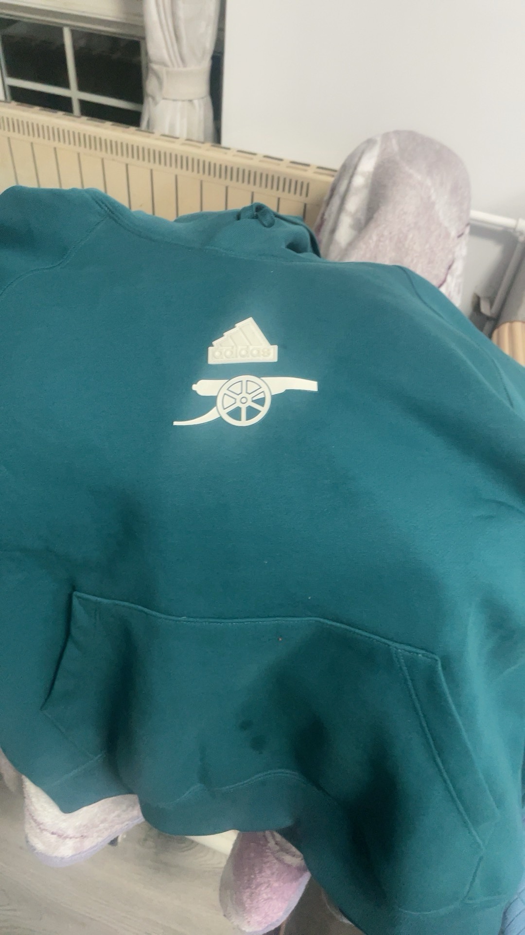 custom review-Adidas Arsenal Толстовка Мужская Wealth Green