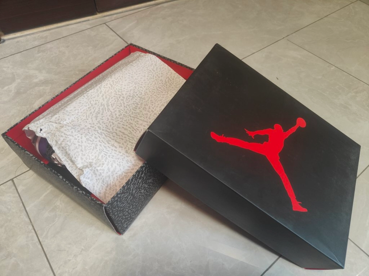 custom review-Jordan Air Джордан 3 Ретро 'Темный Радужка' Устойчивый к истиранию MID Топ Детские Баскетбольные Кроссовки Черный Белый Фиолетовый