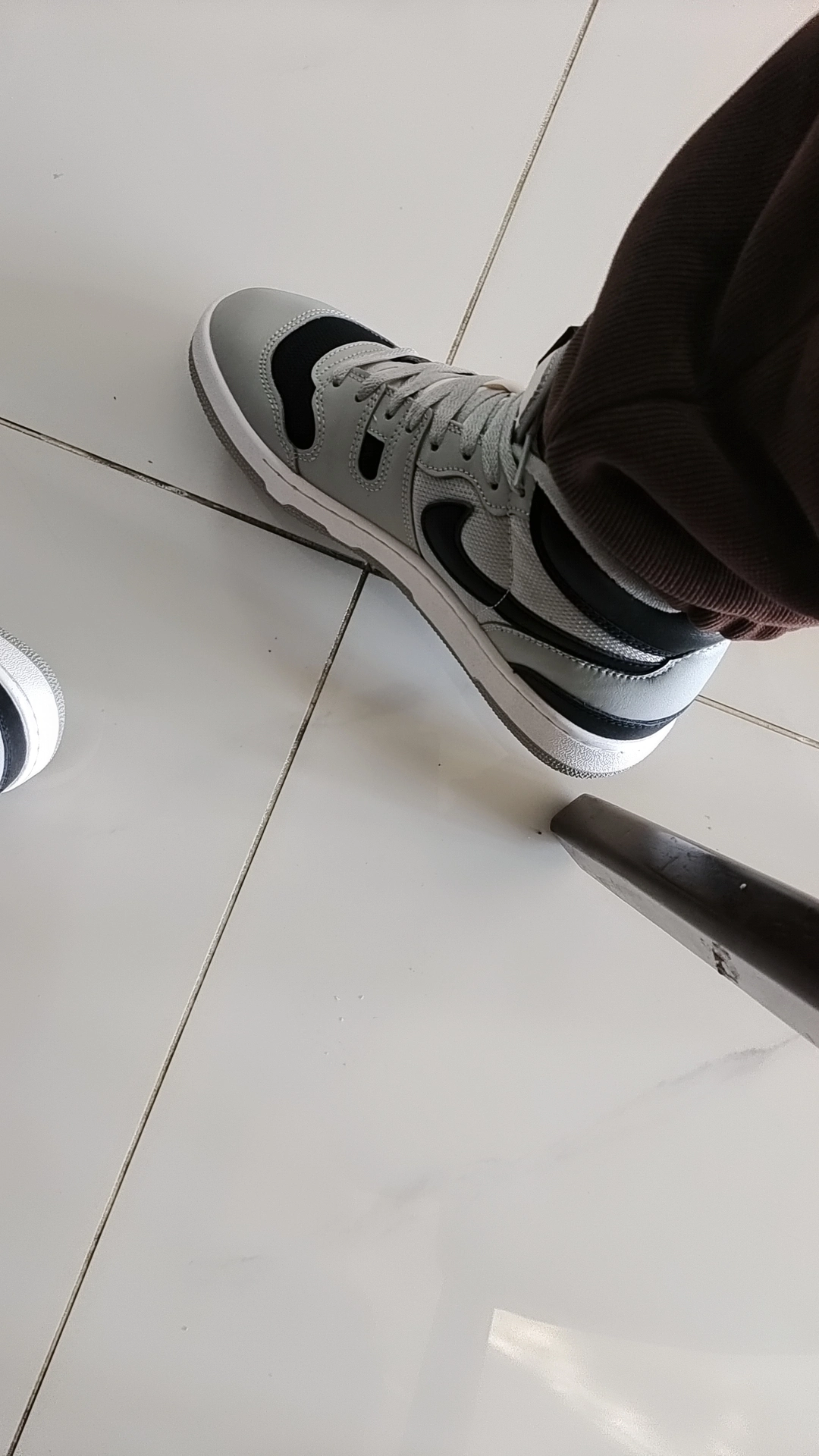 custom review-Nike Mac Attack QS SP OG Амортизация Устойчивый к истиранию Дышащий Низкий Верх Скейтборд Кроссовки Унисекс Серый Черный