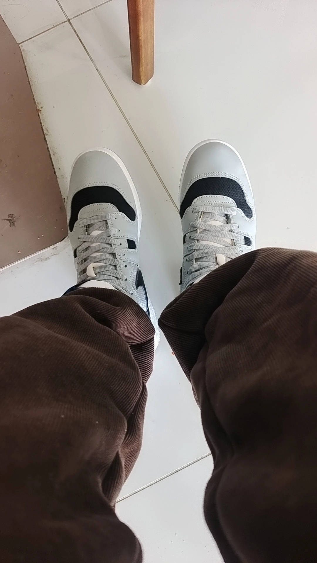 custom review-Nike Mac Attack QS SP OG Амортизация Устойчивый к истиранию Дышащий Низкий Верх Скейтборд Кроссовки Унисекс Серый Черный