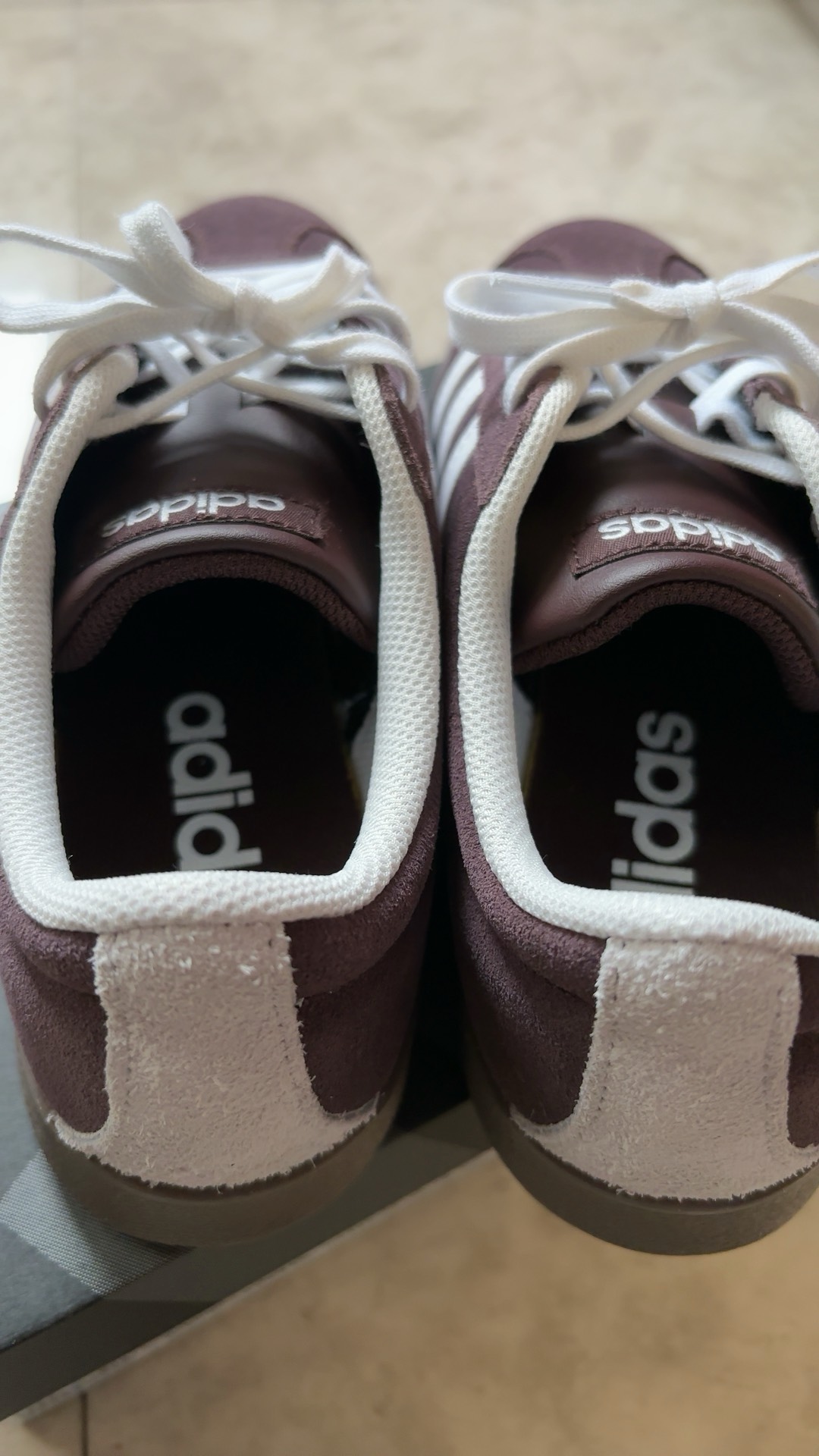 custom review-Adidas VL Court 2,0 Устойчивые к истиранию низкие кроссовки для скейтбординга унисекс коричневые