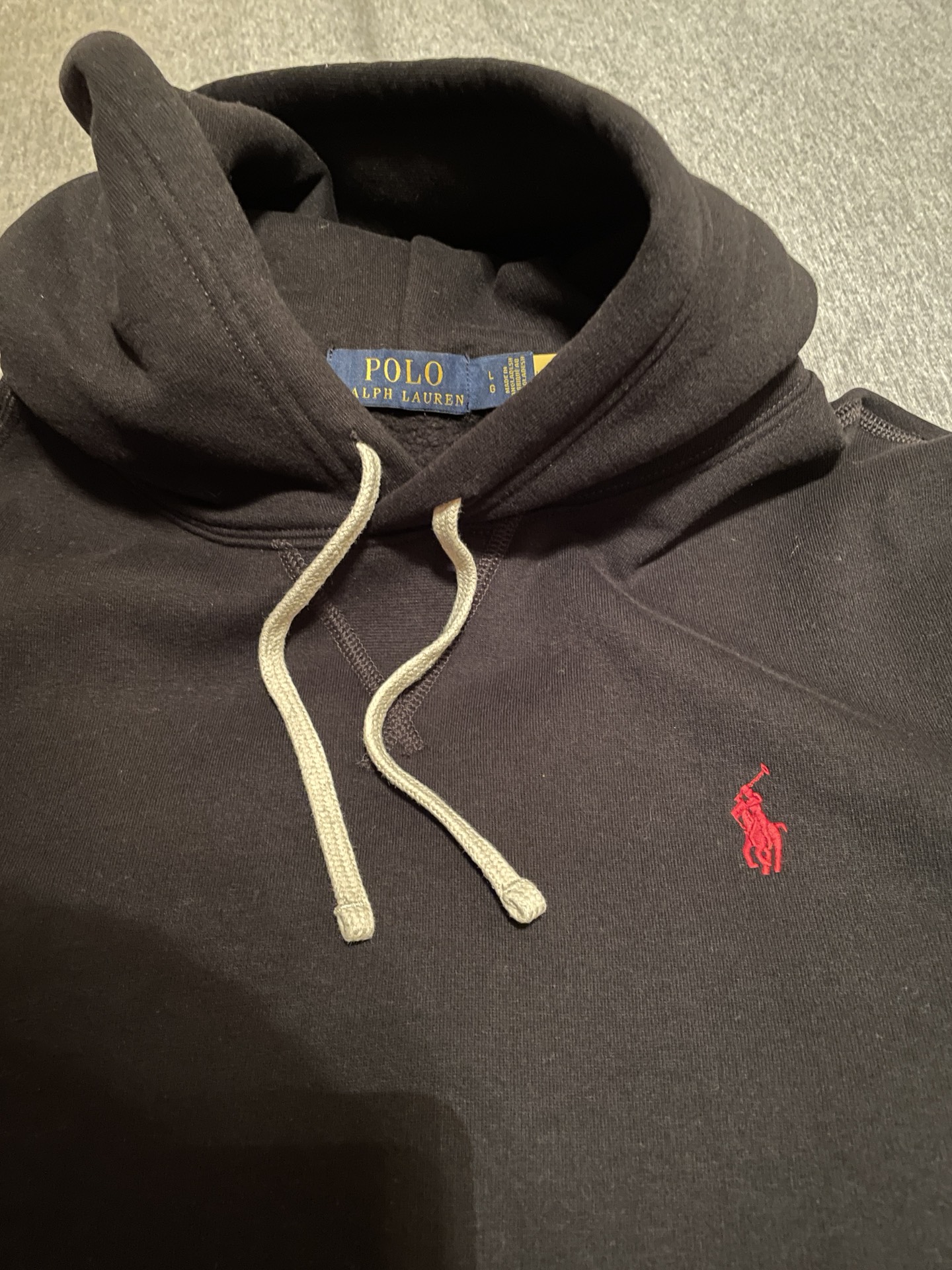 custom review-Свитшот Polo Ralph Lauren Мужской Черный