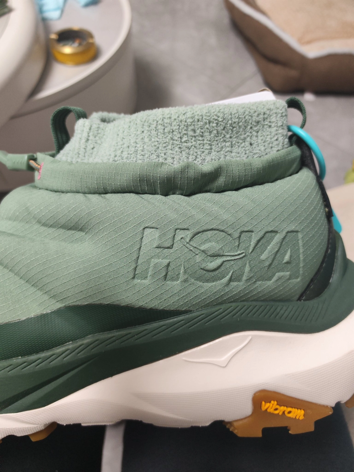 custom review-HOKA ONE ONE Kaha 2 Slip-resistant Abrasion-resistant Thermal MID Top Hiking Shoes Unisex Green HOKA ONE ONE Kaha 2 Противоскользящий Износостойкий Термический MID Топ Походная обувь Унисекс Зеленый