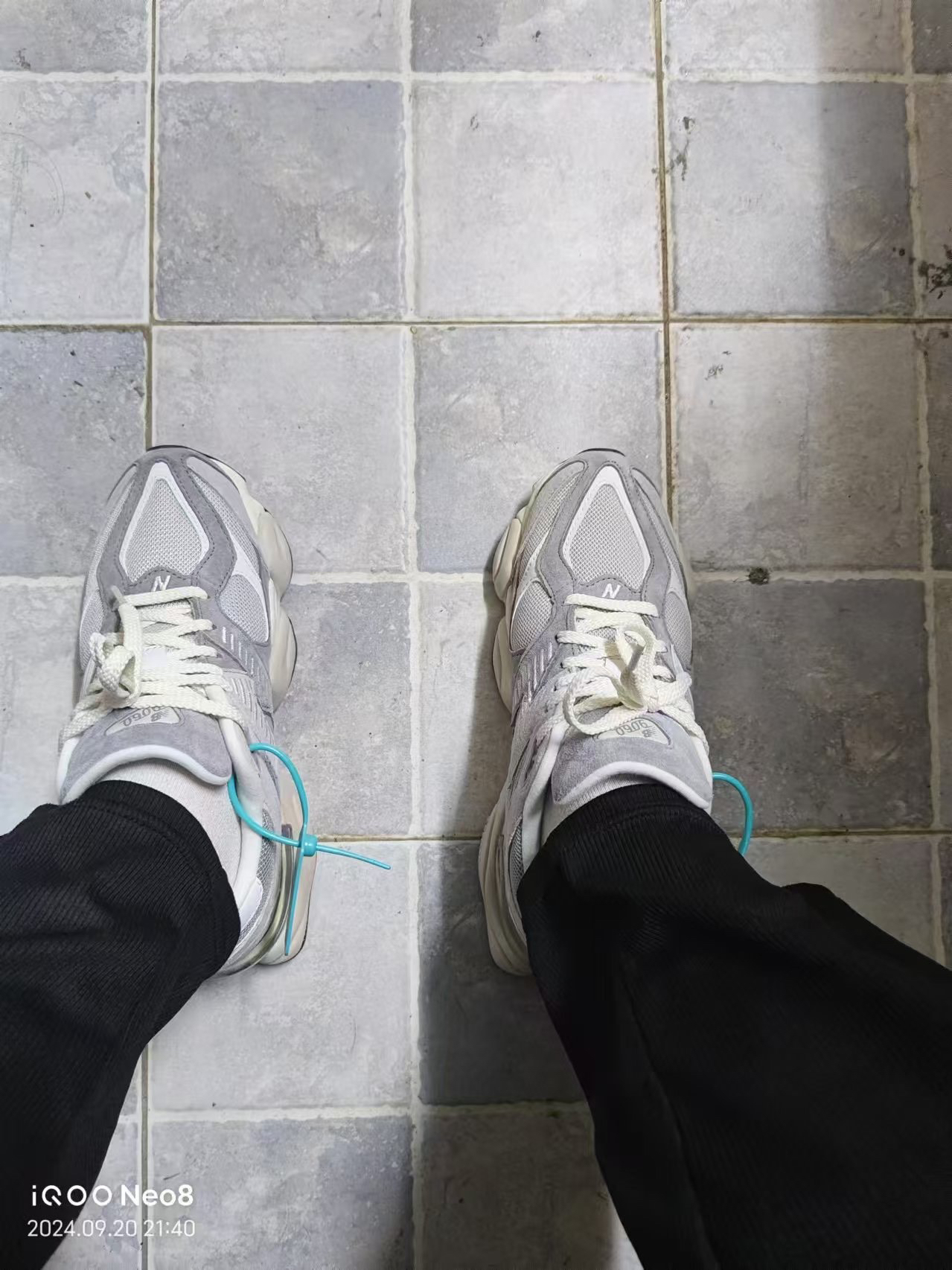 custom review-New Balance NB 9060 Low Топ Casual Унисекс Серый Белый