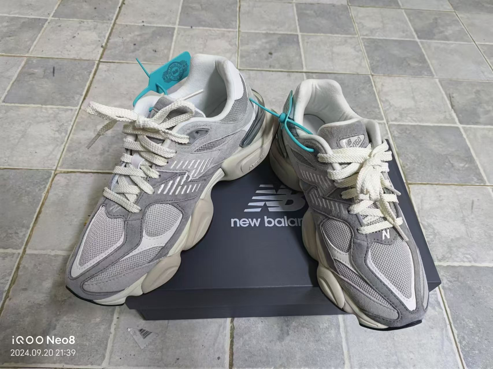custom review-New Balance NB 9060 Low Топ Casual Унисекс Серый Белый