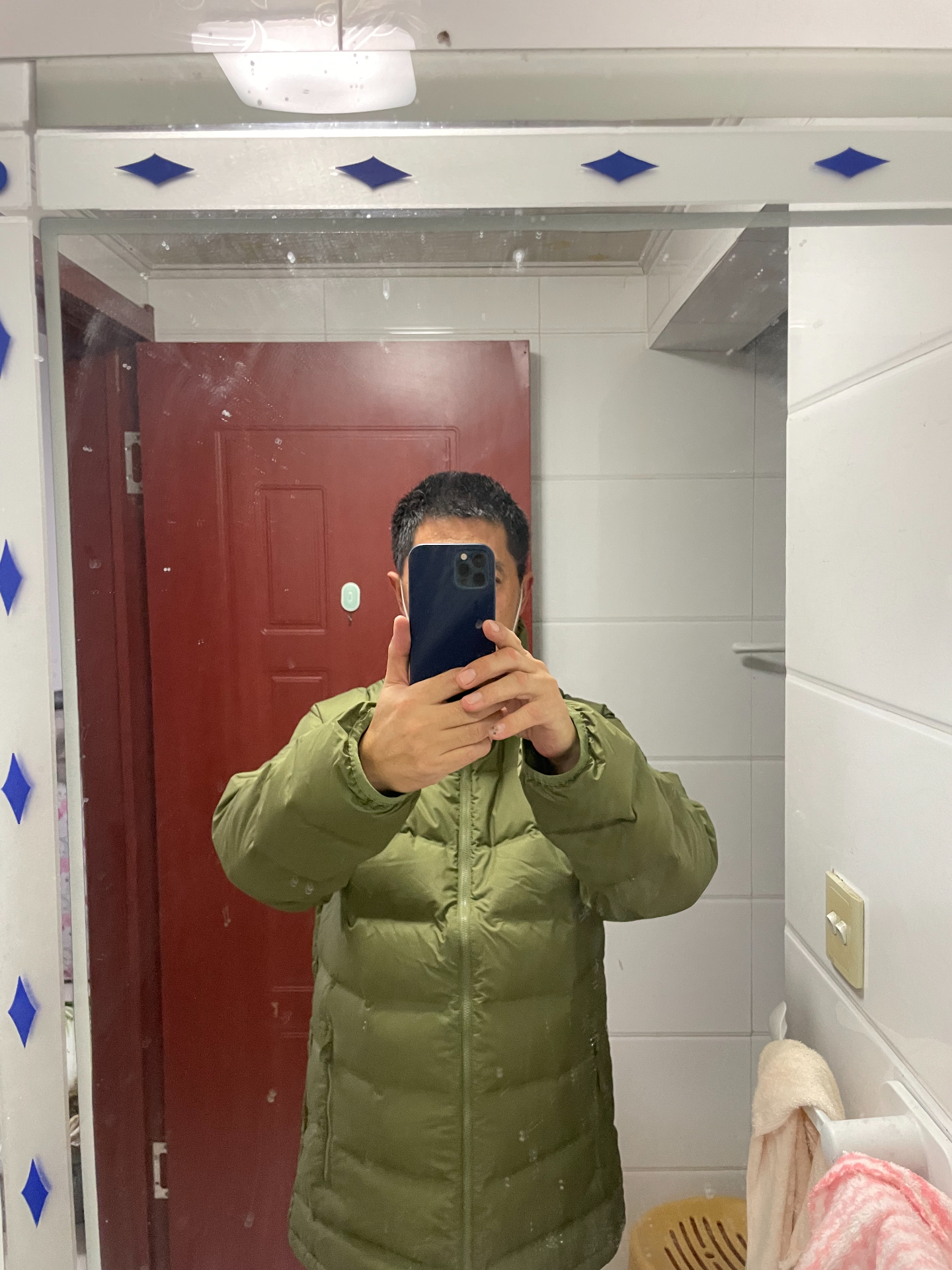 custom review-Adidas Army Green Мужские Пуховики