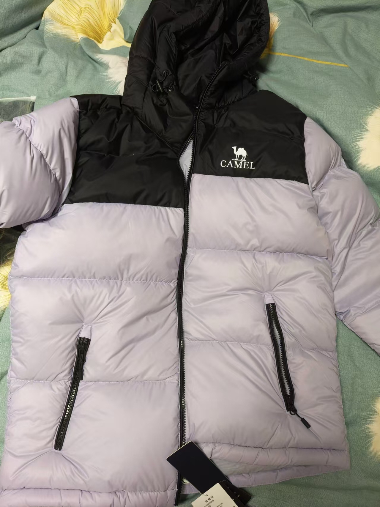 custom review-CAMEL Антистатический Многоцветный Термический Холодостойкий Ветрозащитный С капюшоном Пуховая куртка с анти-пиллингом Пух Унисекс