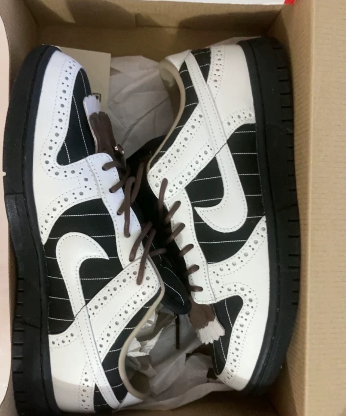 custom review-Nike Dunk LX 'Белый цвет вершины And Cacao Wow' Низкие кроссовки для скейтбординга Женские Черный белый