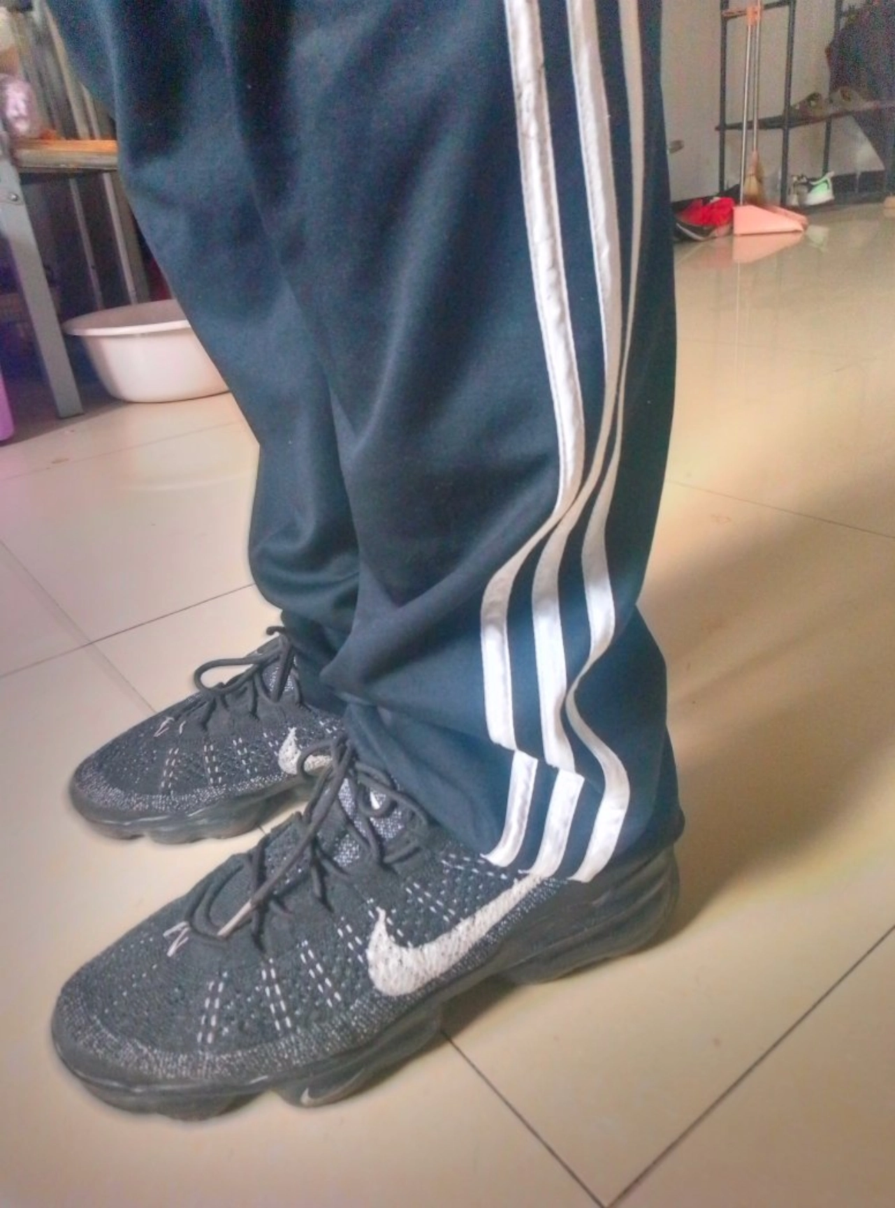 custom review-Nike VaporMax 2023 Амортизация Износостойкий Низкий Топ Повседневный Городской Коммутирование Беговые кроссовки Мужской Черный Белый