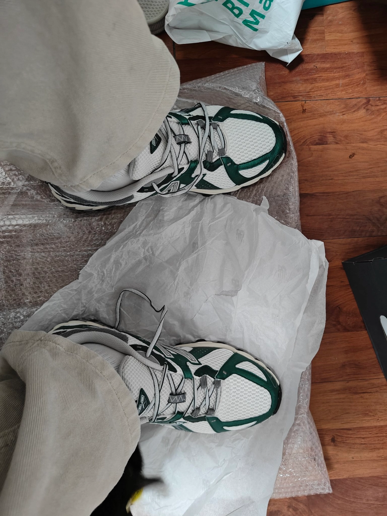 custom review-New Balance 610T противоскользящий устойчивый к истиранию дышащий низкий топ уличная обувь унисекс зеленый