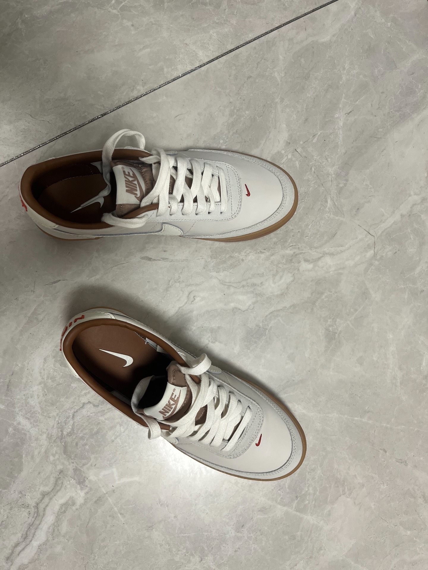 custom review-Nike Killshot 2 Low Топ Скейтборд Кроссовки Мужские Серый Коричневый