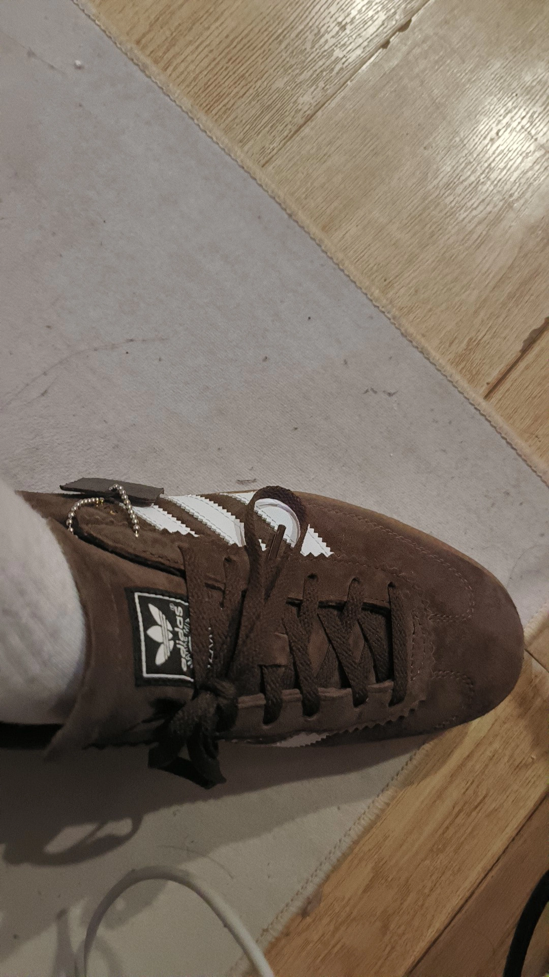 custom review-Adidas Originals Samba DECO Spzl Low Топ Скейтборд Кроссовки Унисекс Коричневый Белый