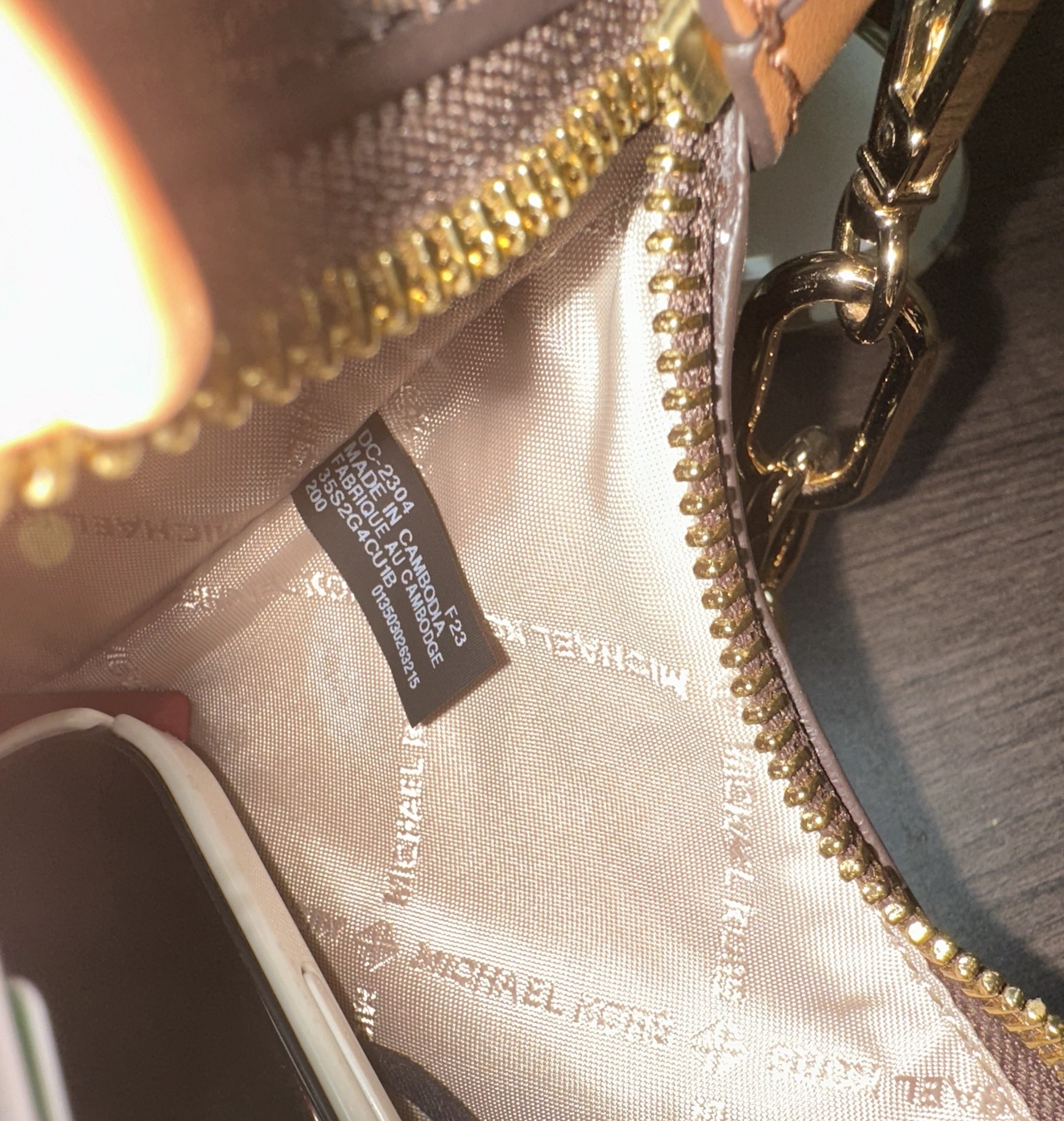 custom review-MICHAEL KORS Сумка из искусственной кожи сумка-багет сумка через плечо средняя женская