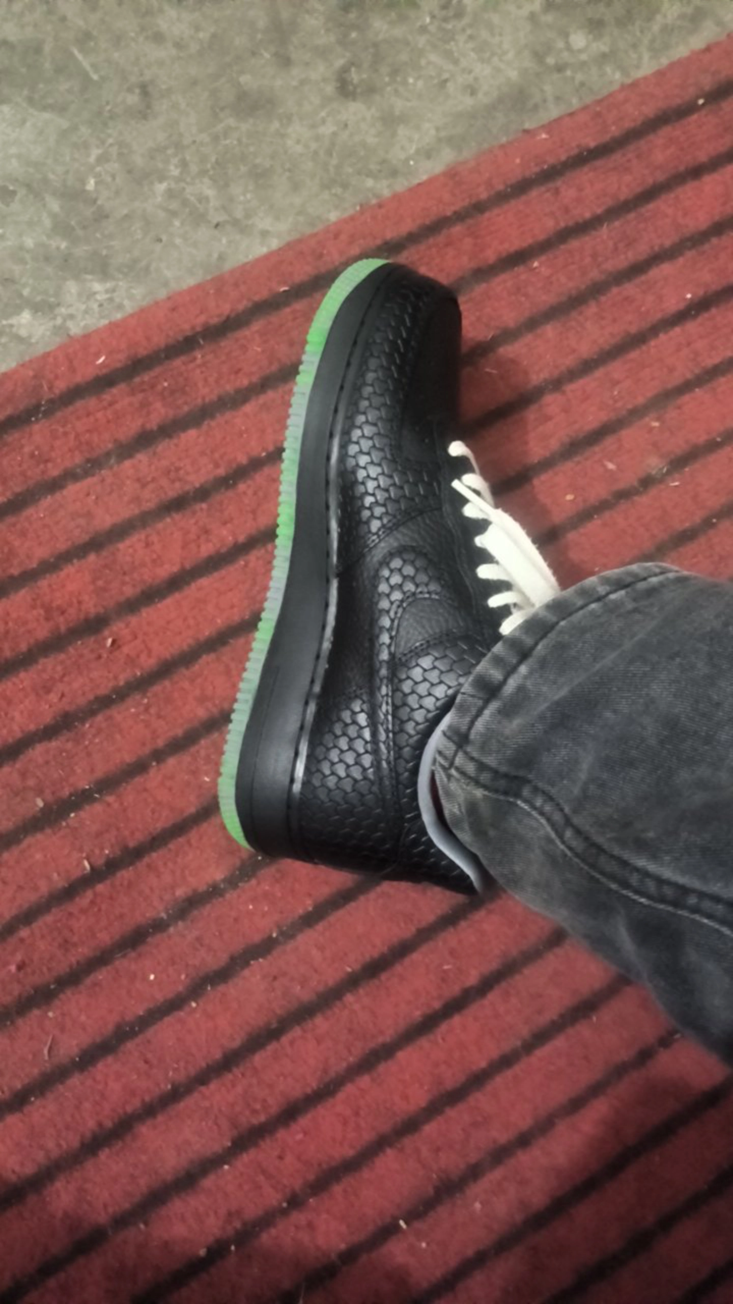 custom review-Nike Air Force 1 'Хэллоуин' Низкие Скейтборд Кроссовки Мужские Черные Зеленые