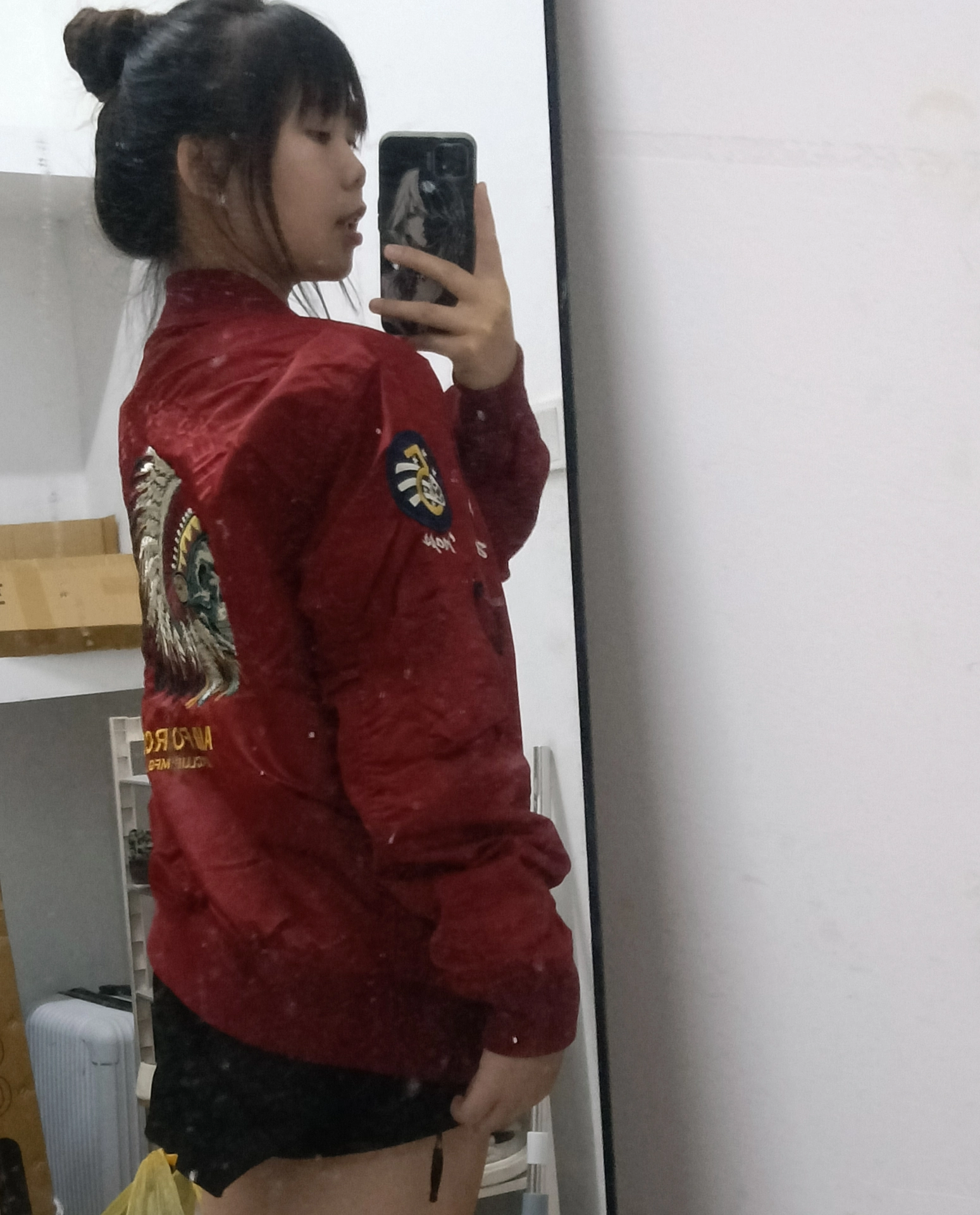 custom review-VIP Air Force MA 1 Pilot Loose Fit Jacket Baseball Jacket Men's