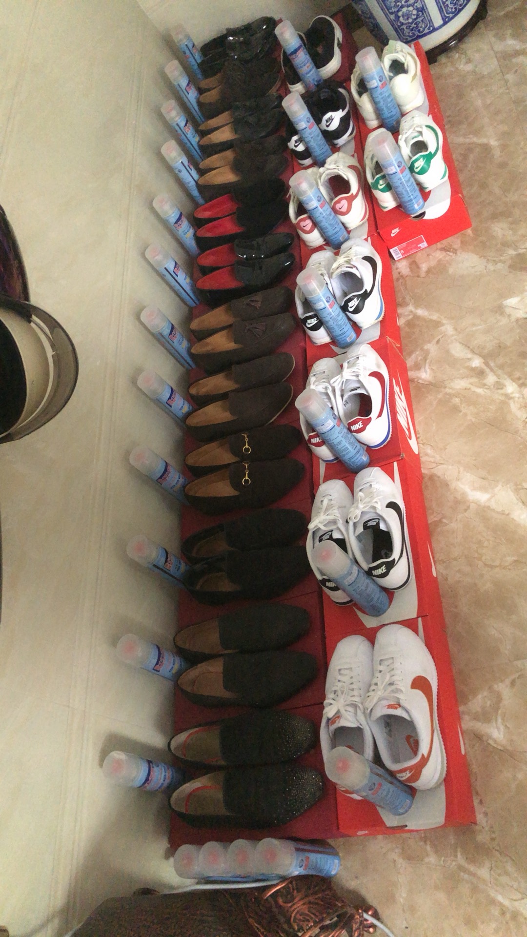 custom review-Nike Low Топ Повседневный Городской Коммутирование Беговые кроссовки Женские Бежевый