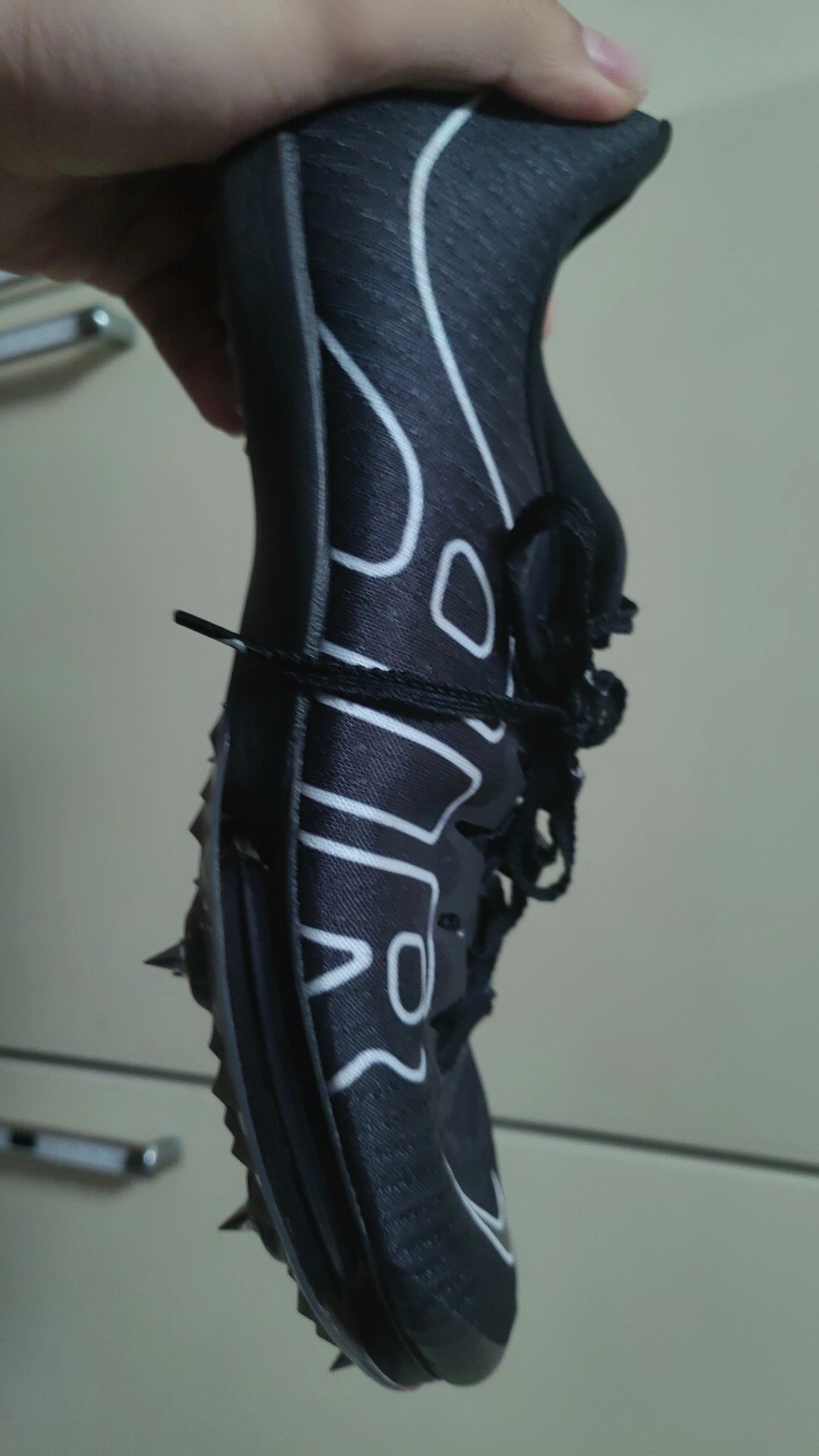 custom review-Nike Air Zoom Maxfly More Uptempo 'Black White'