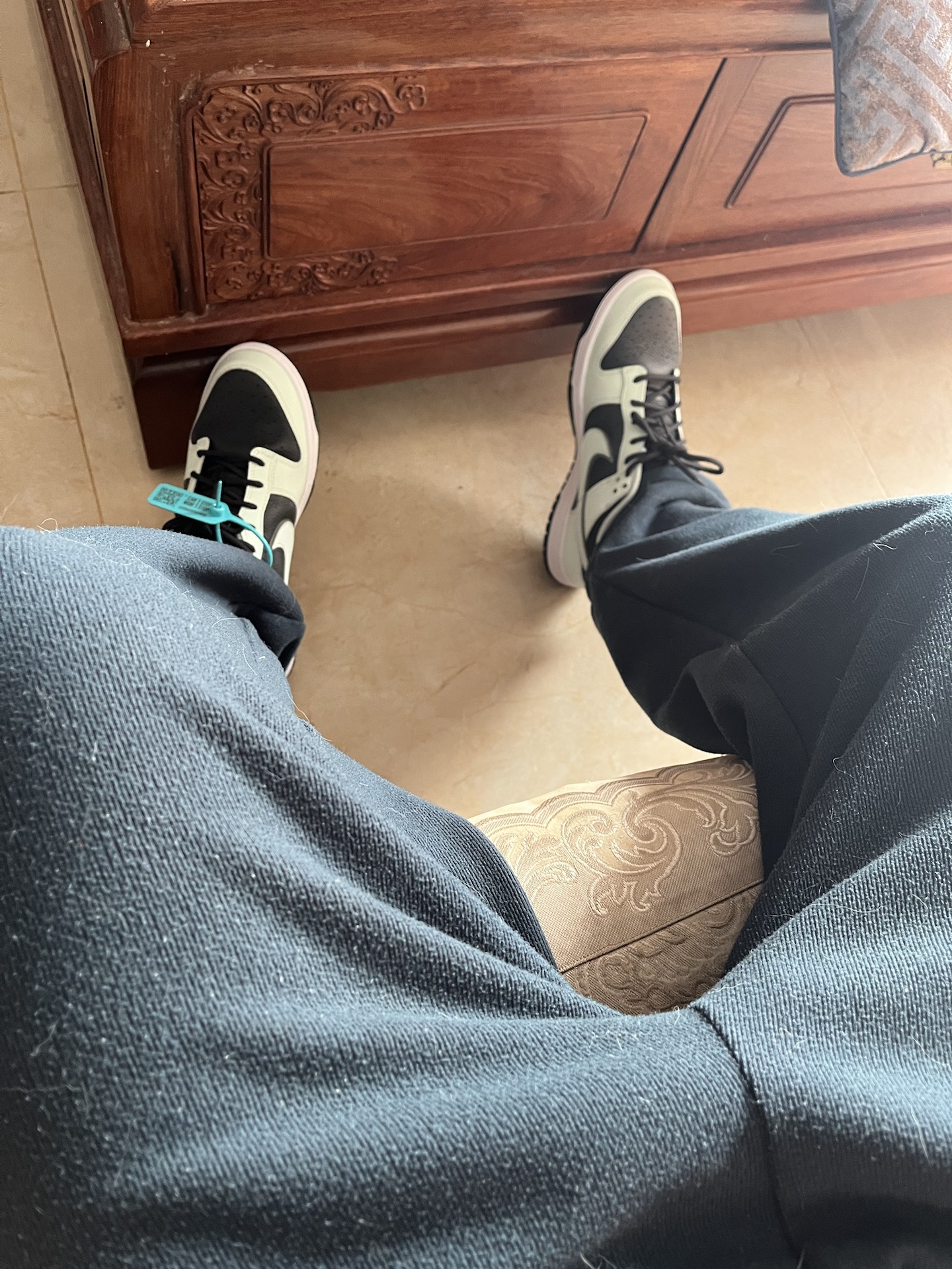 custom review-Nike Dunk Low Топ Скейтборд Кроссовки Мужские Зеленые Черные