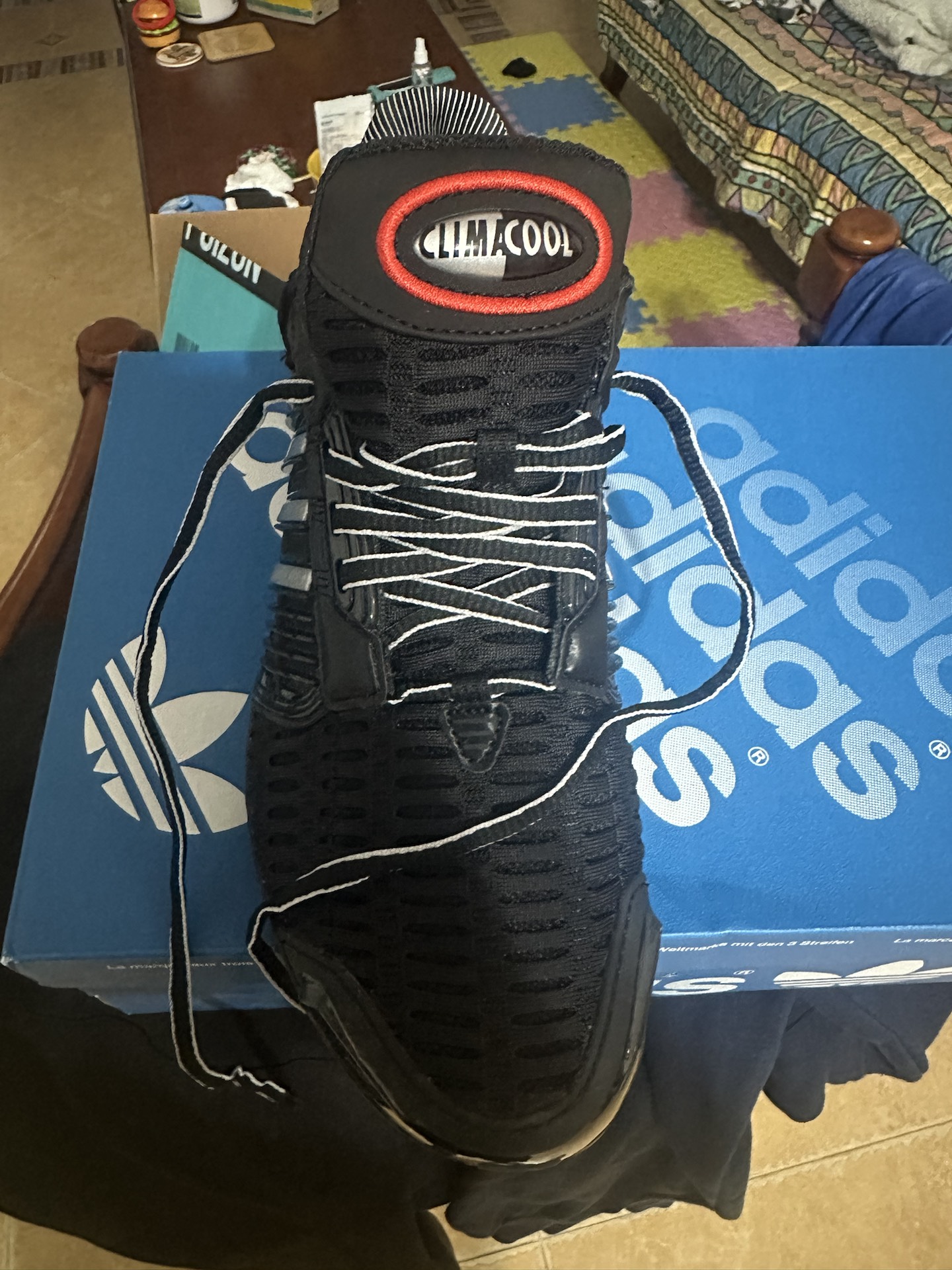 custom review-Adidas Originals Climacool Аbrasion Resistant Баланс Низкий Топ Повседневный Городской Коммутирование Беговые кроссовки Унисекс Черный