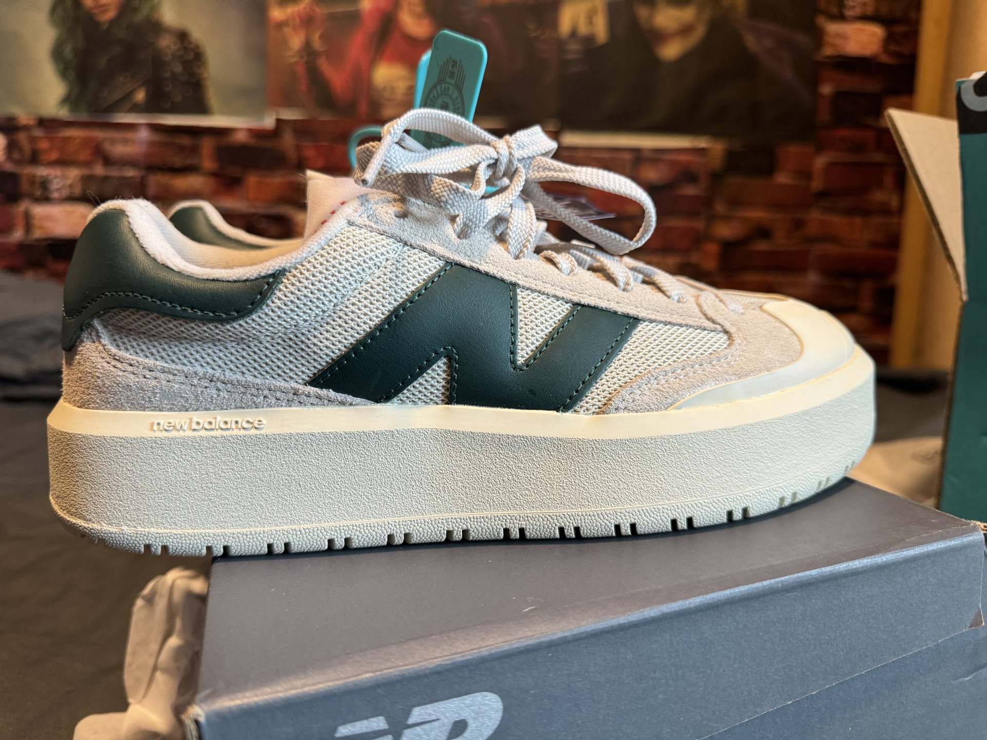 custom review-New Balance NB 302 Low Топ Скейтборд Кроссовки Унисекс Бежевый Зеленый