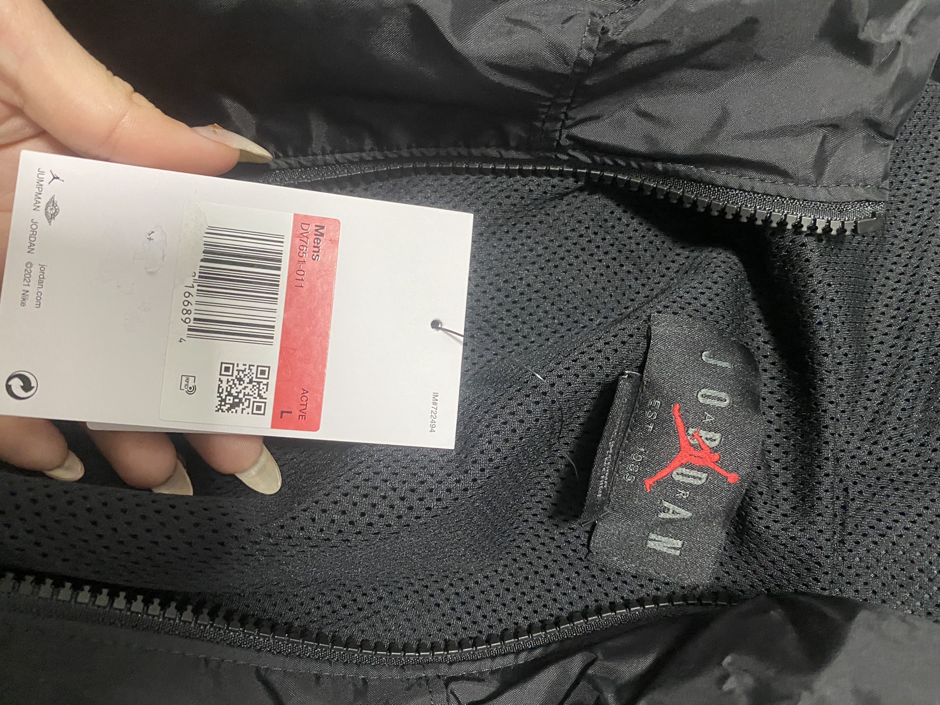 custom review-JORDAN Черные Мужские Куртки