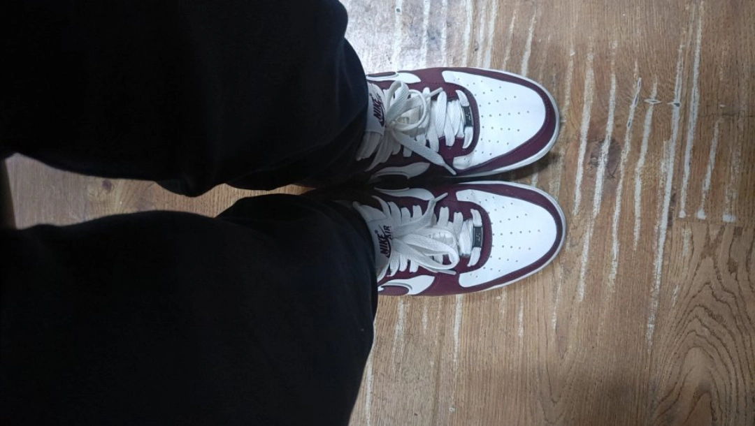 custom review-Nike Air FORCE 1 COLLEGE Пачка Нижняя юбка Резистентный Низкий Топ Скейтбординг Кроссовки Мужские Белый EAGLE Красный